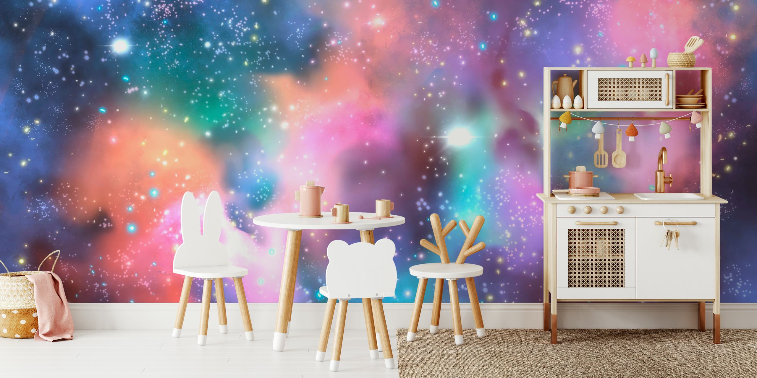 Tapeta Stellar Nursery Bliss u sobi