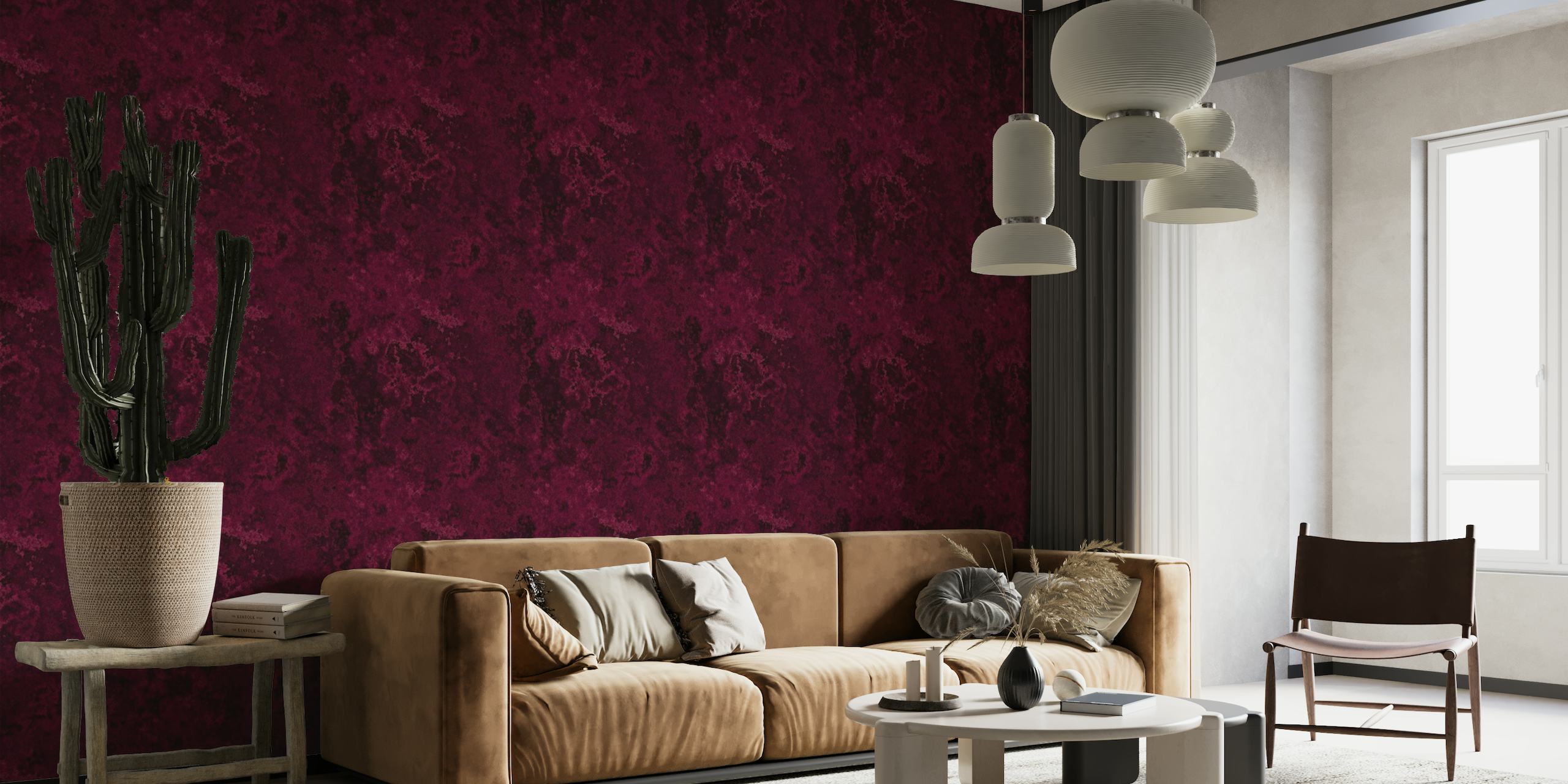 Plain Bright Pink Wallpaper - Thick Textured Feature - Paste The Wall  51115433