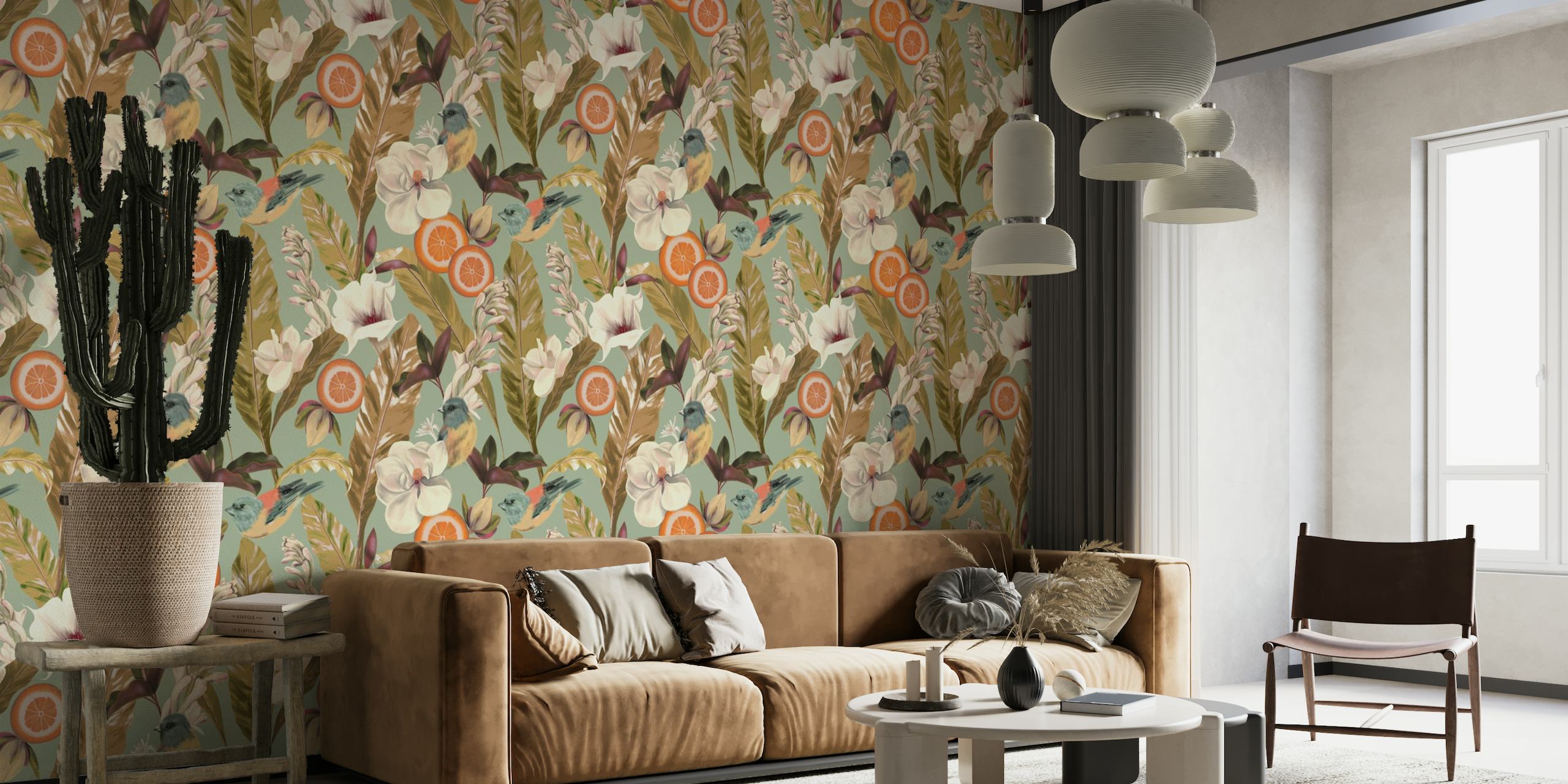 New Tropicals Pattern wallpaper