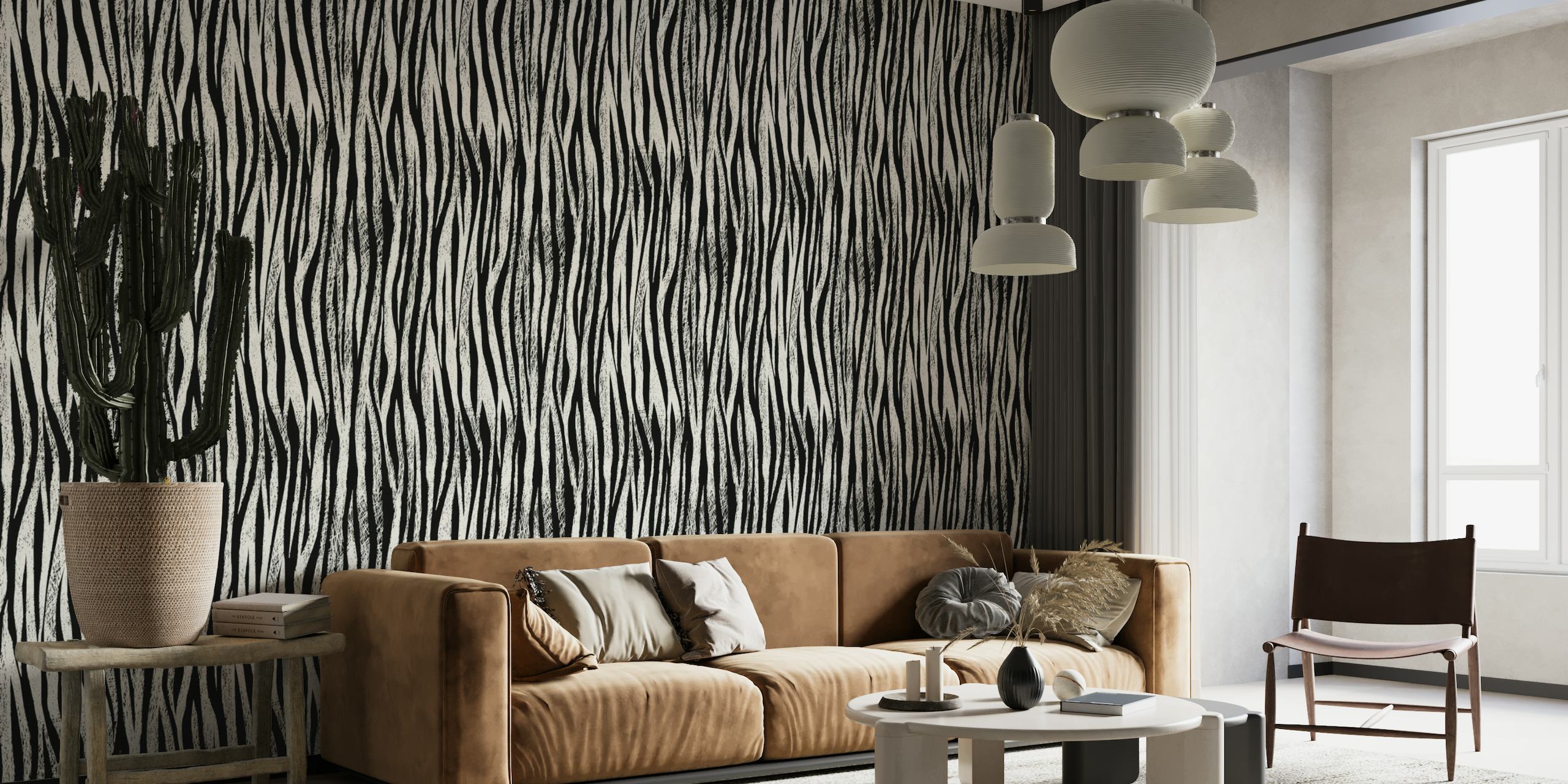 Black Forest Stripes wallpaper