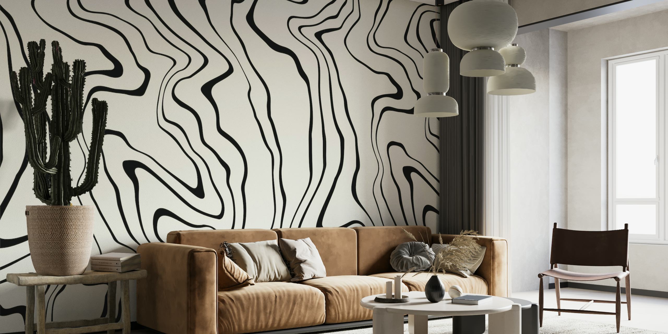 Arty topography wallpaper