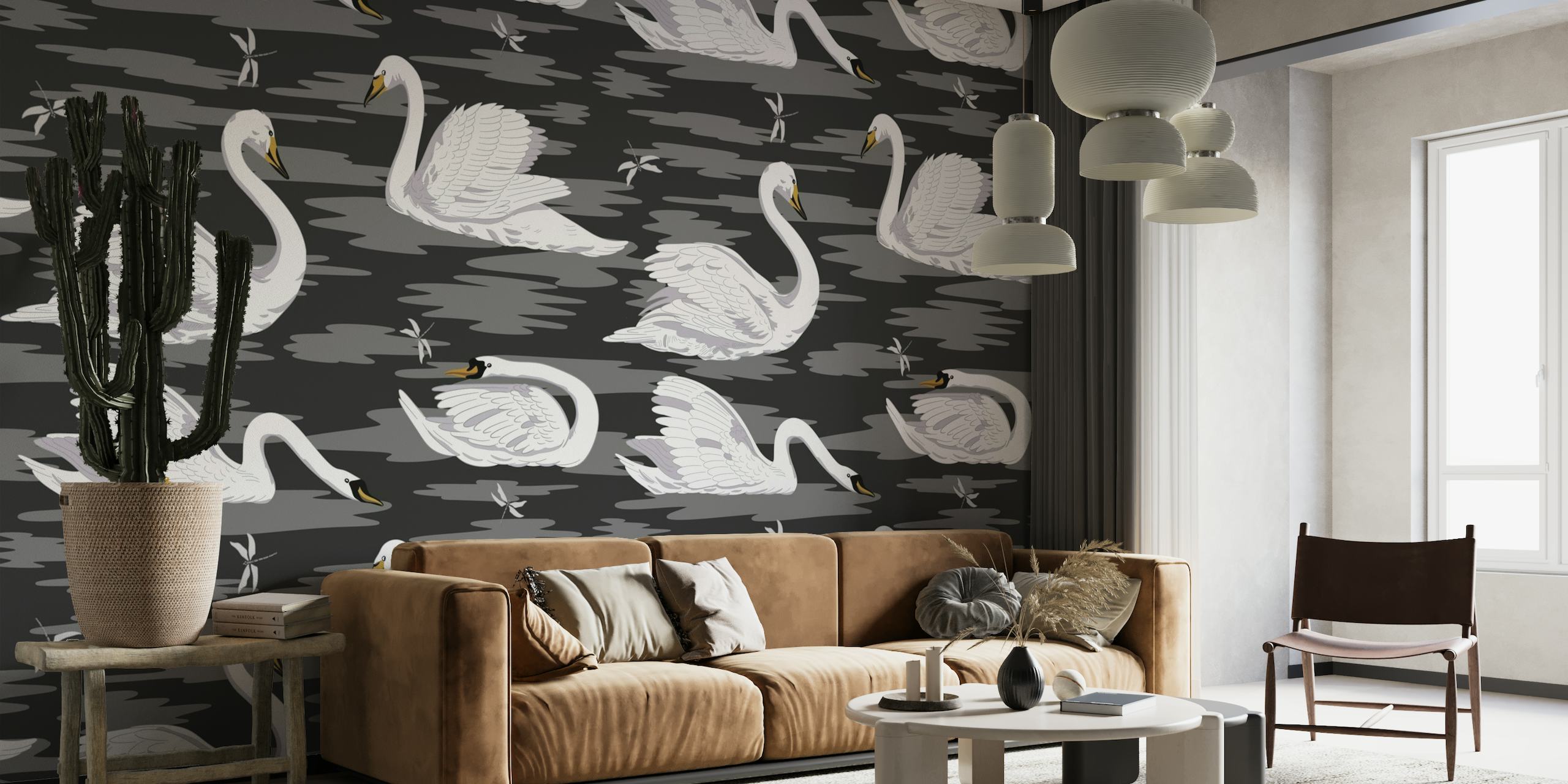 White Swans 9 wallpaper