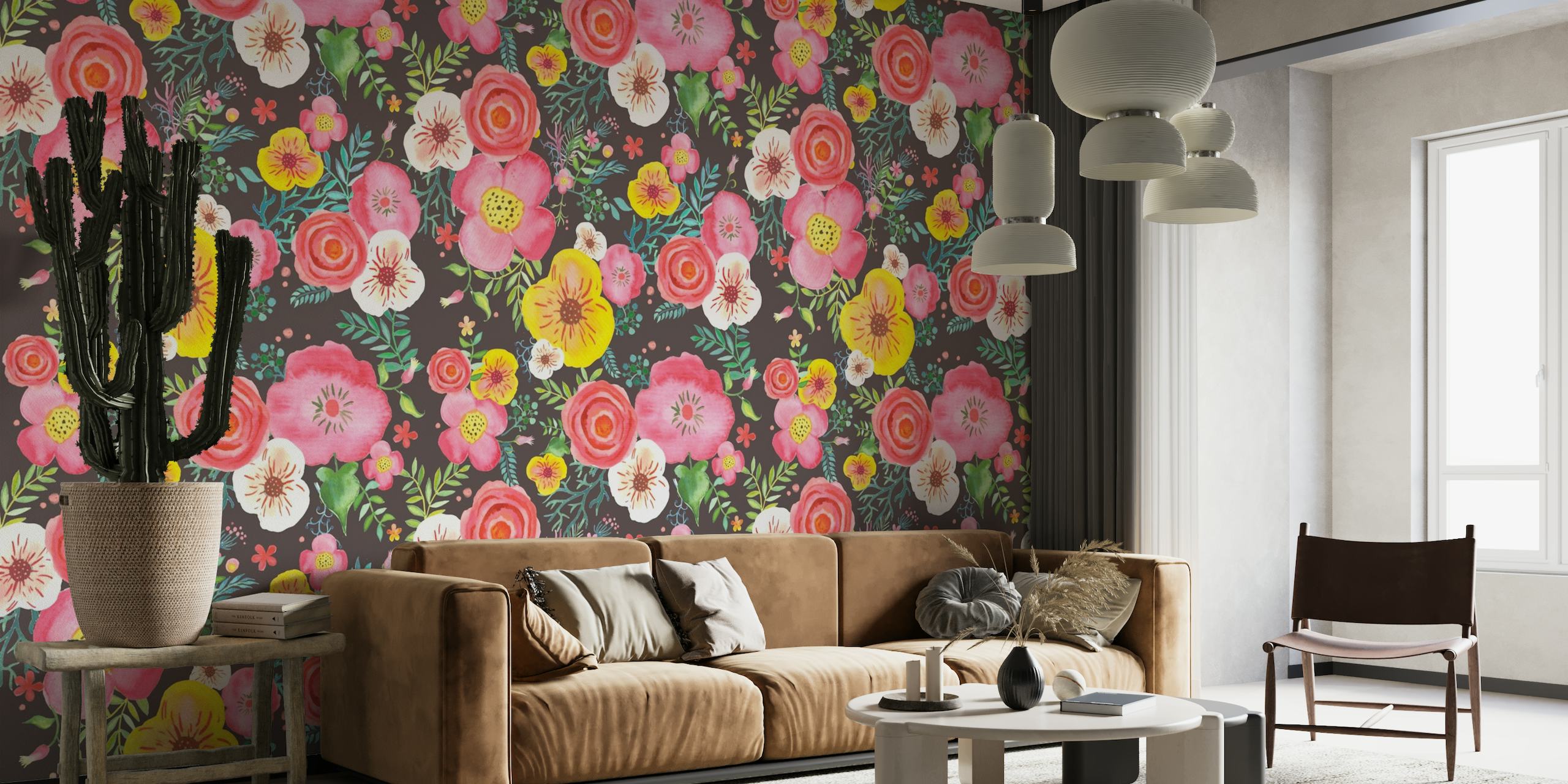 Fantastic garden flowers wallpaper