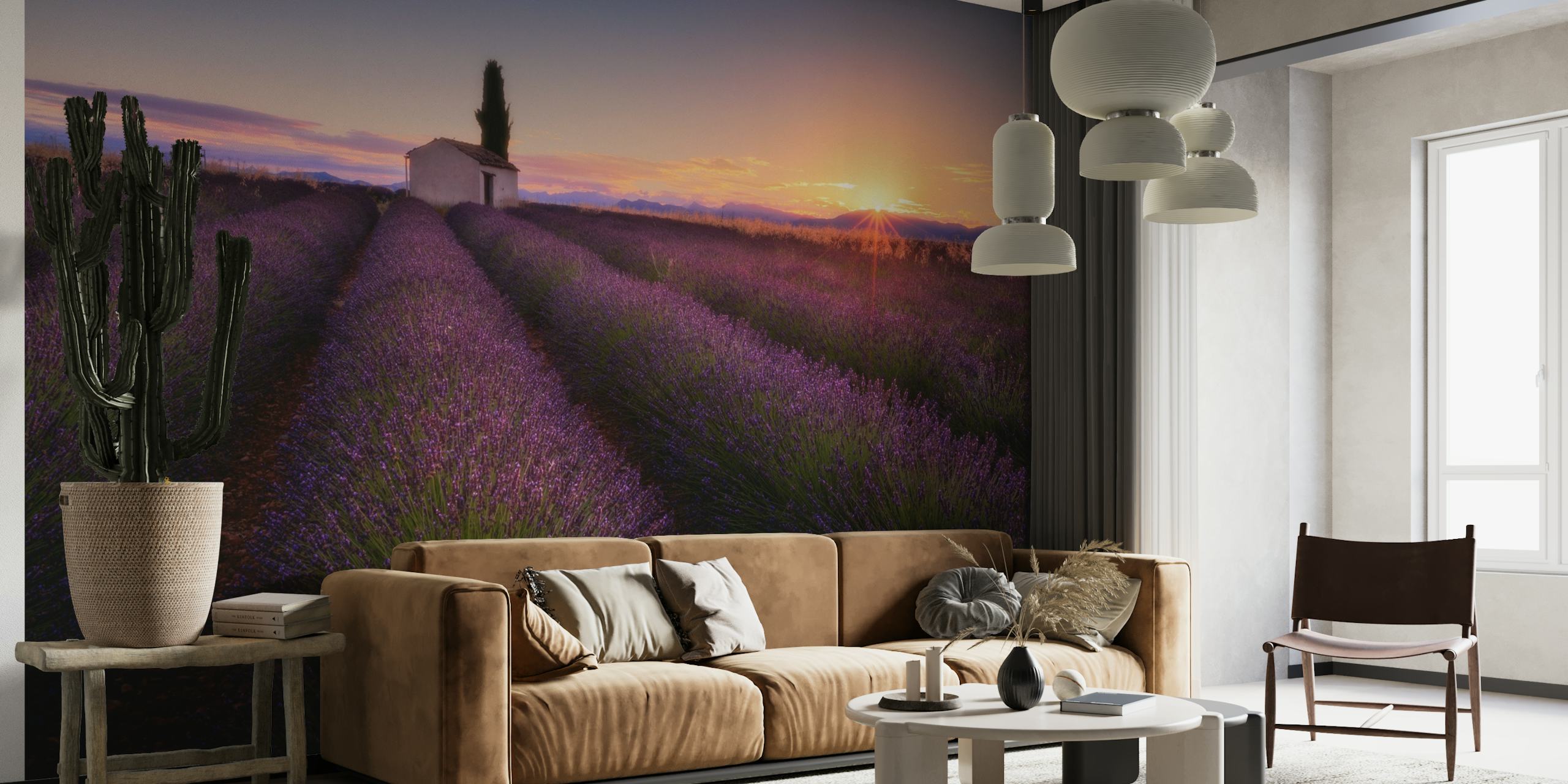 Provence Lavender behang