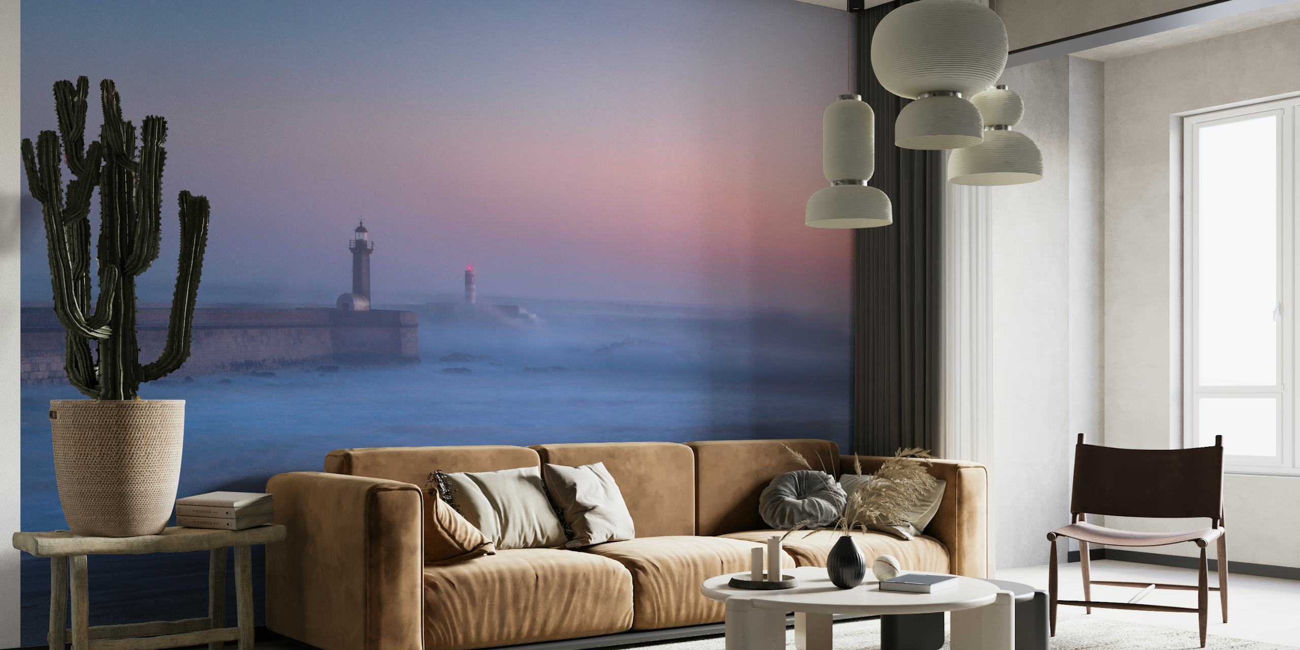 Lighthouse in Porto  Portugal tapetit
