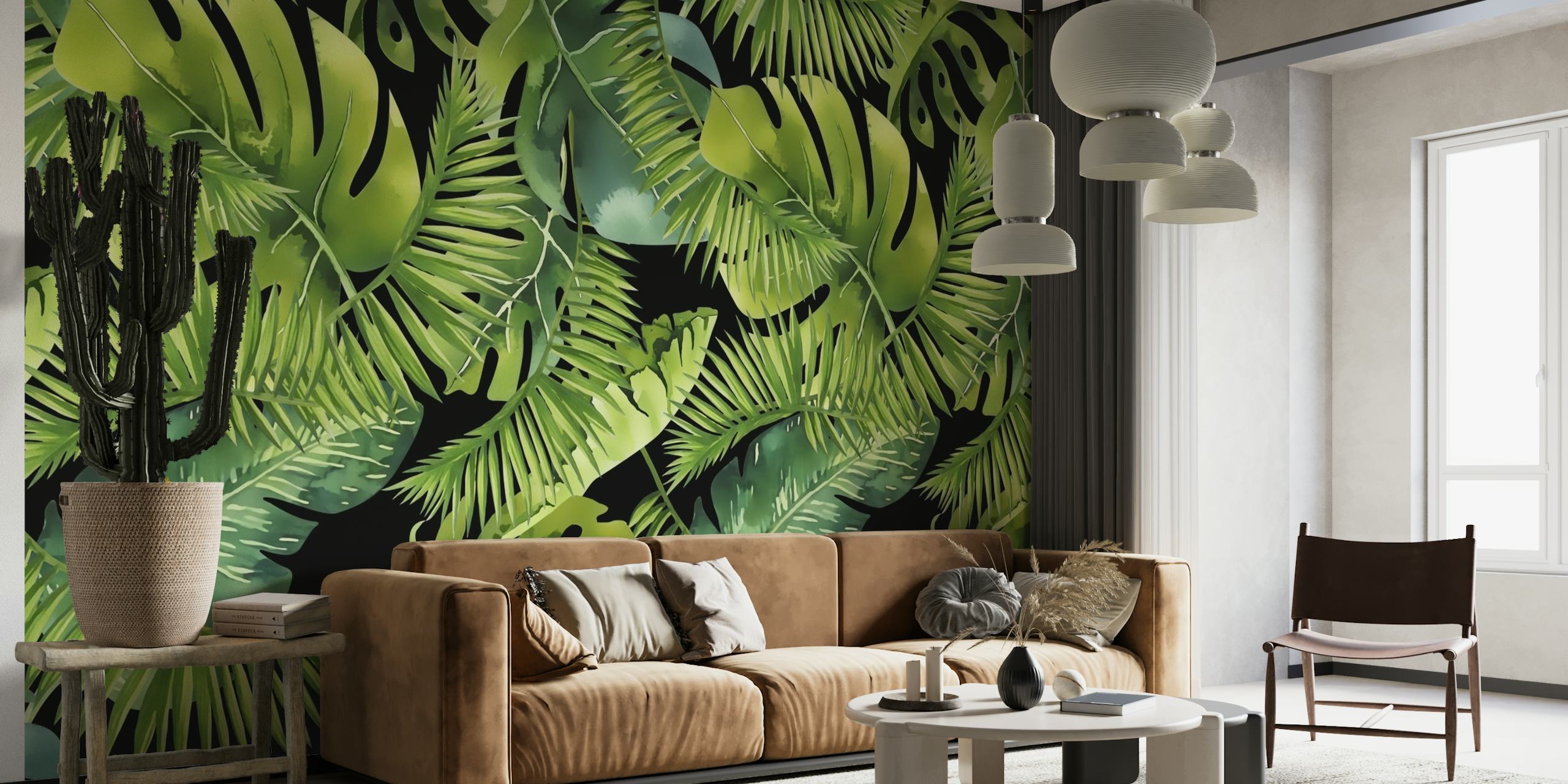 Green Tropical Jungle 2 wallpaper