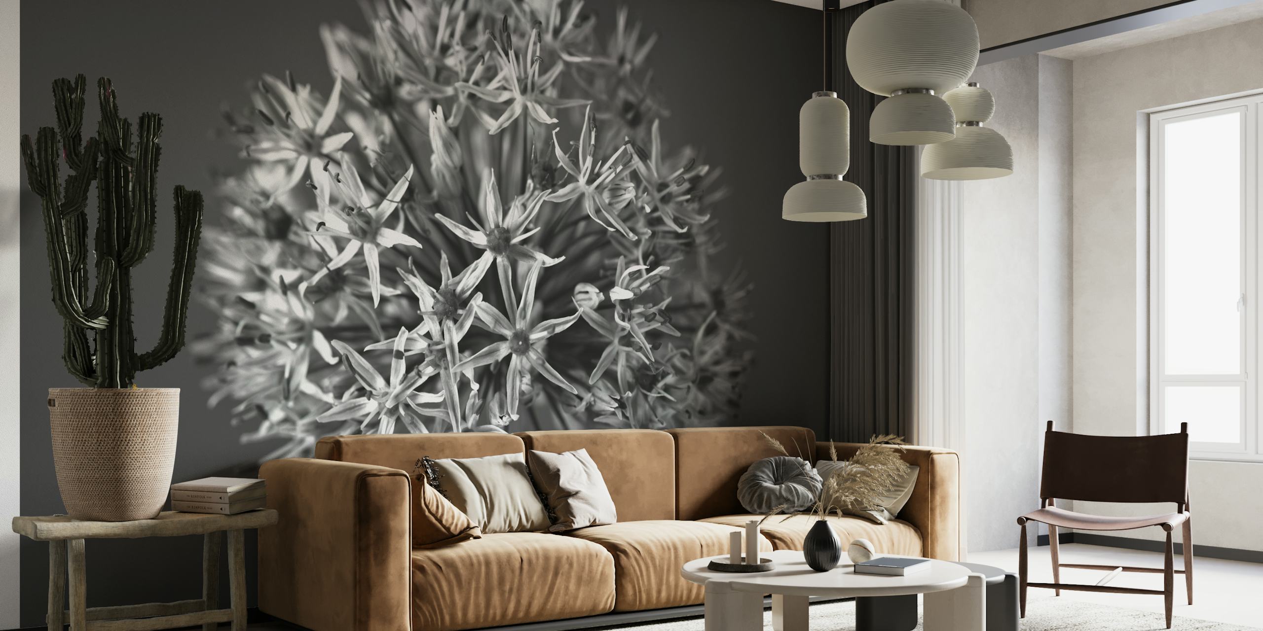 Allium flower wallpaper