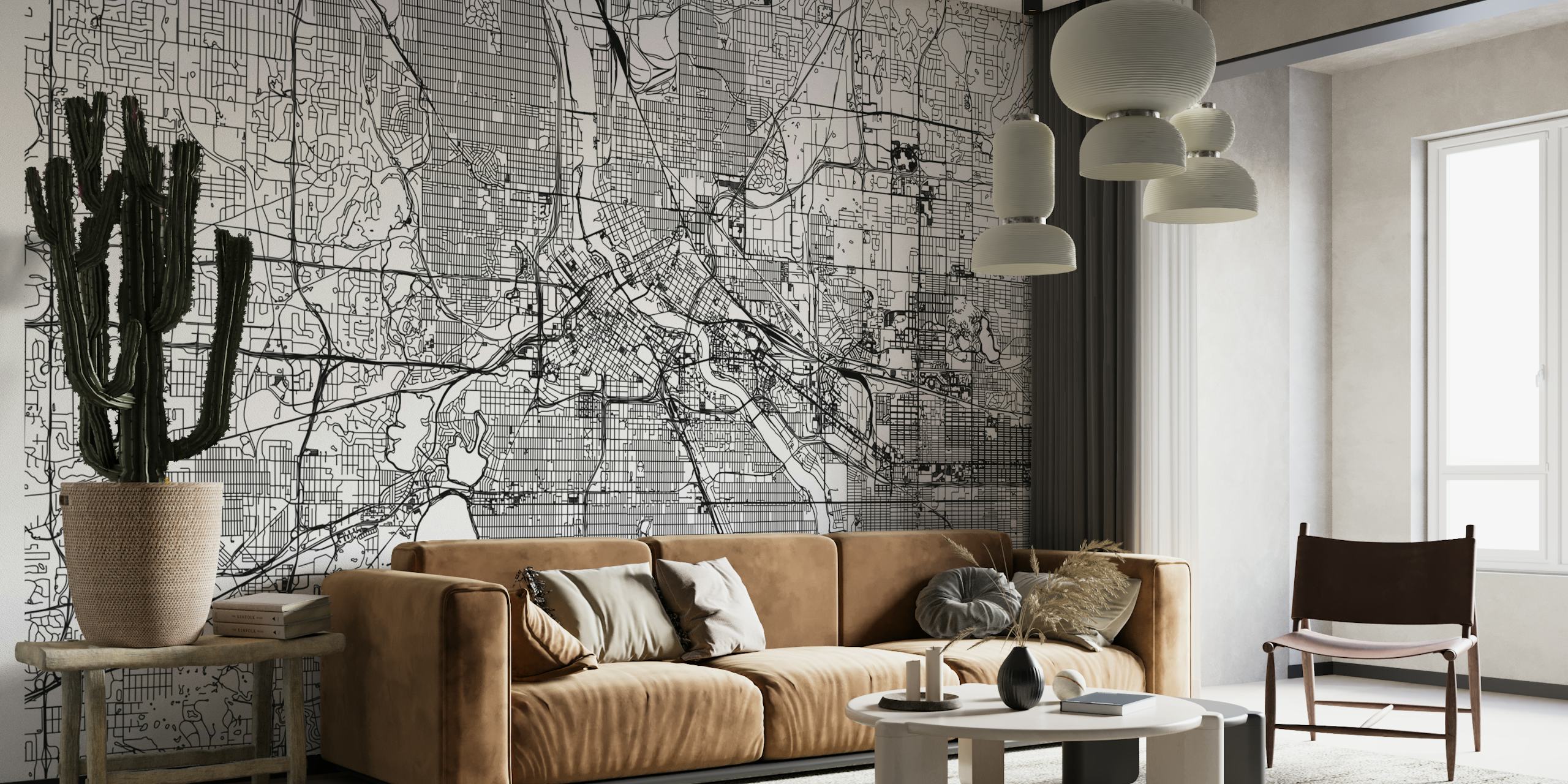 Minneapolis Map wallpaper