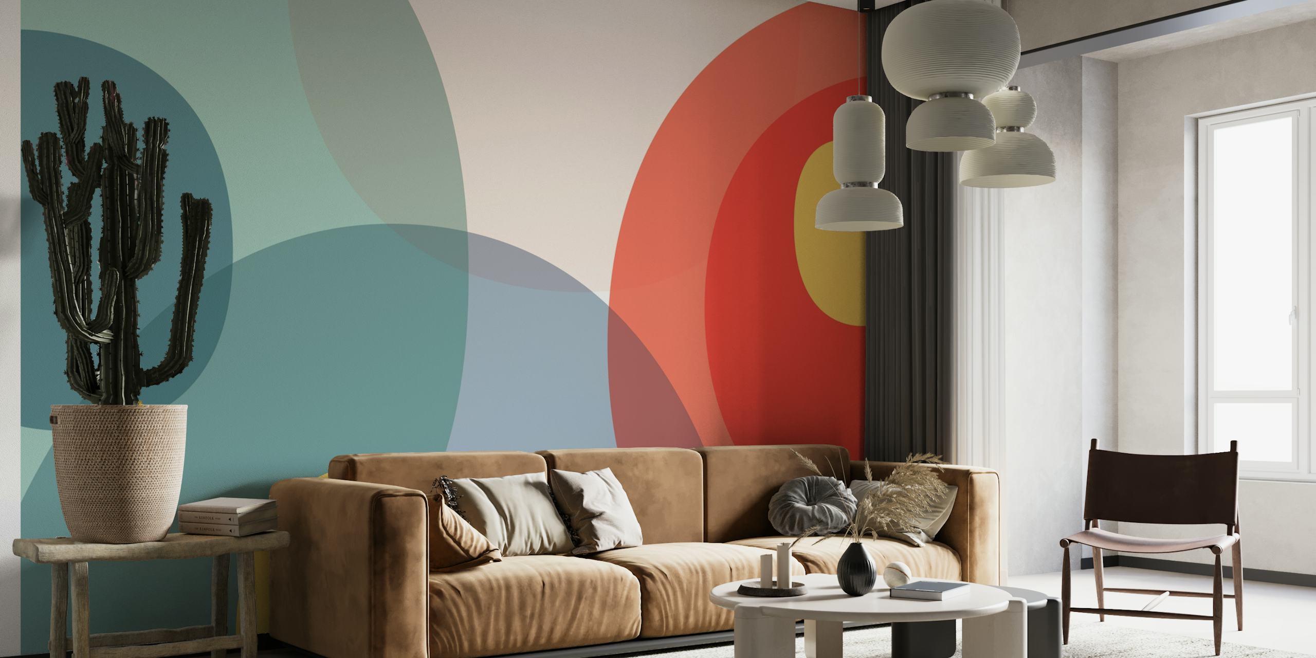 Retro Wall in Happy Colours 2 tapet