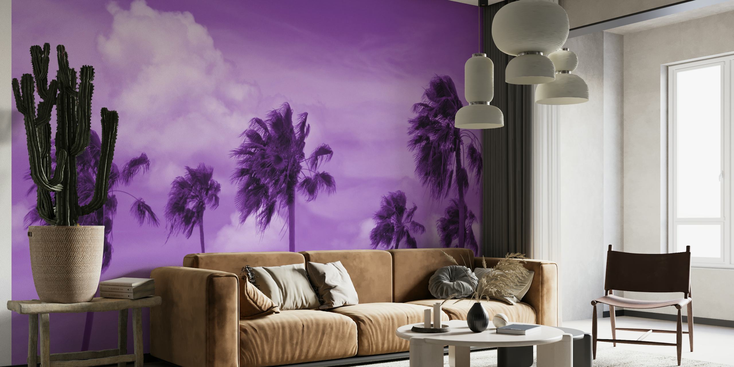 Palm Trees Oasis 3 papel de parede