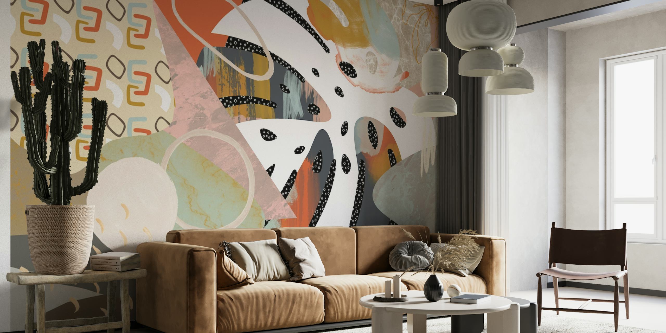 Retro Tropical wallpaper behang