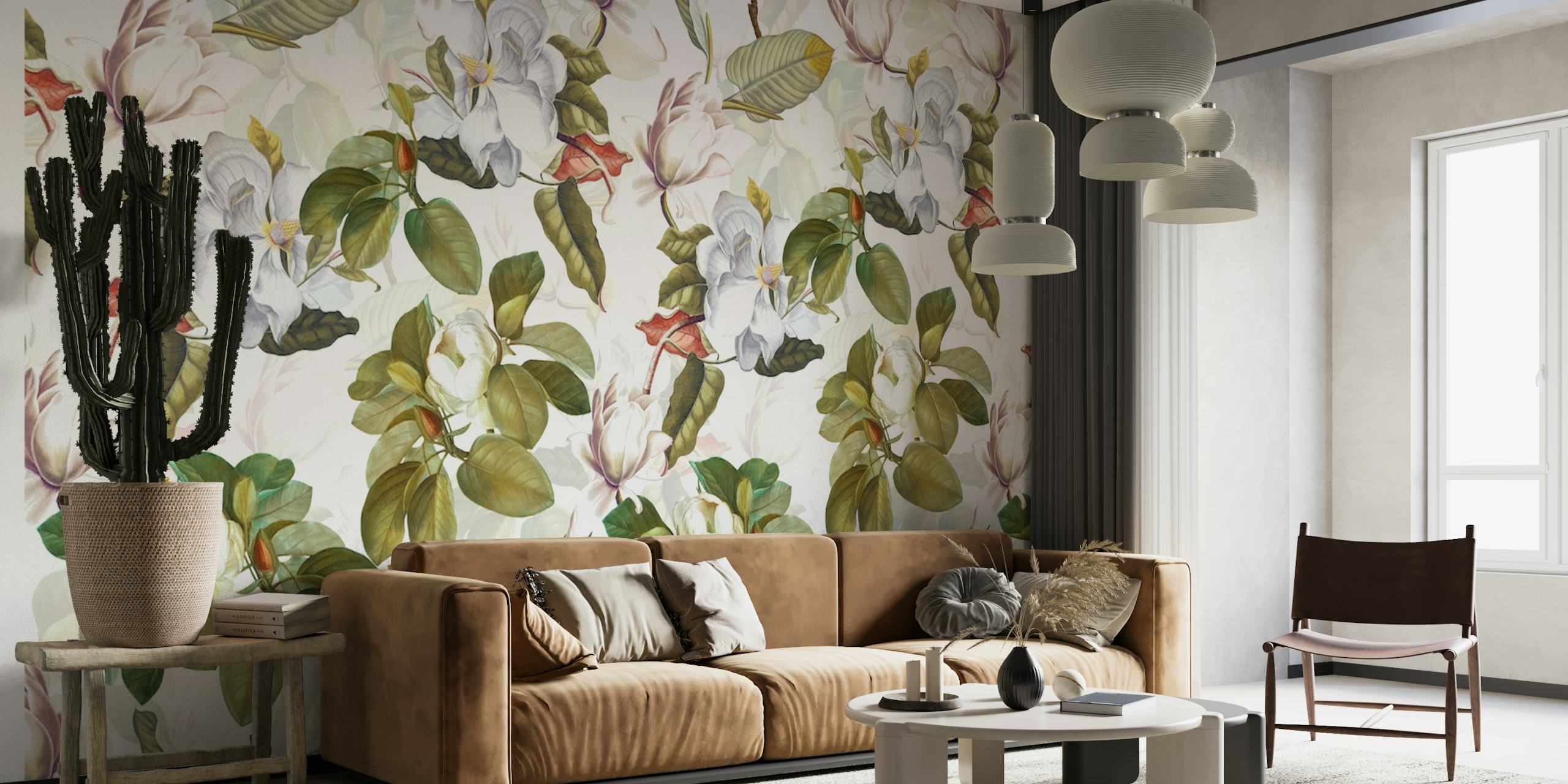 Exotic Magnolia Garden behang