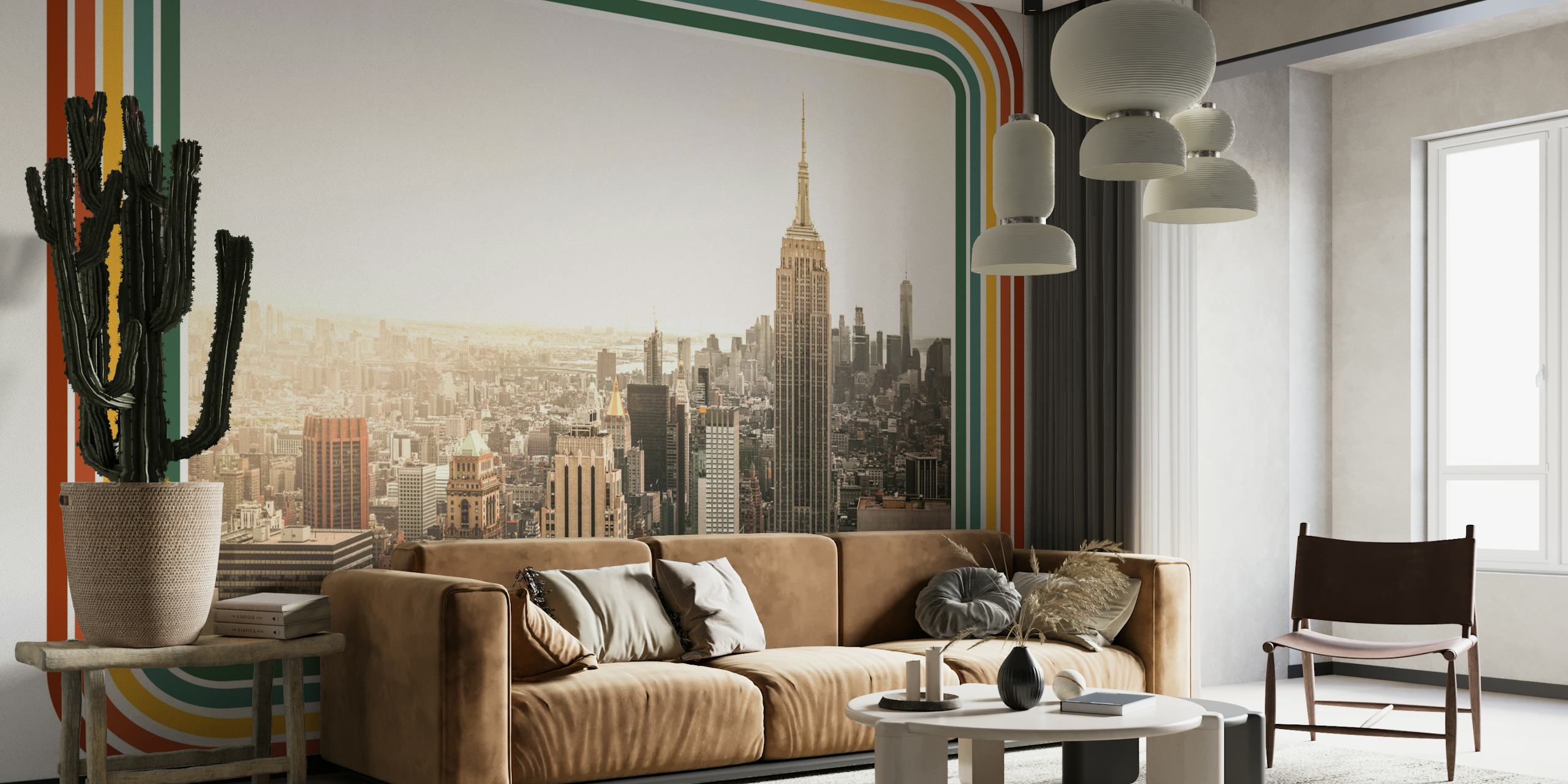 NYC Vintage View behang