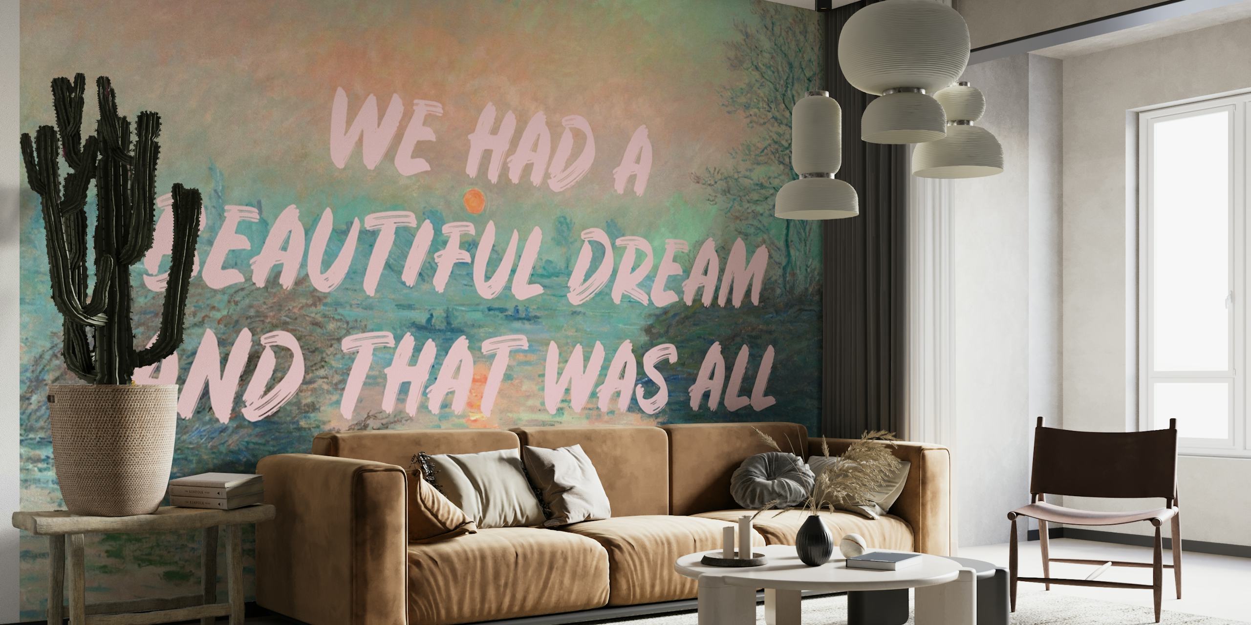 Beautiful Dream Altered Art papel de parede