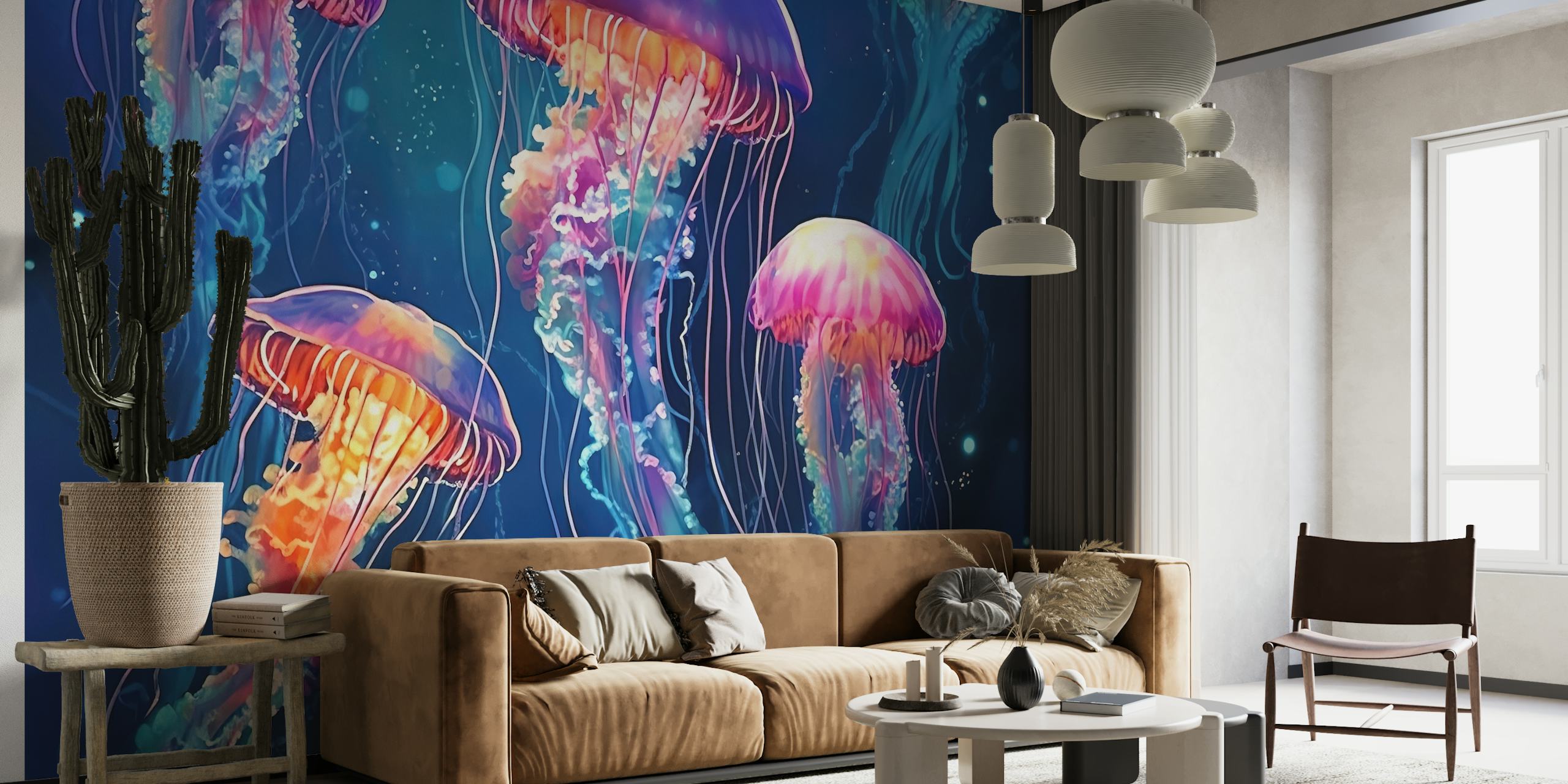 Macro Jellyfish tapetit