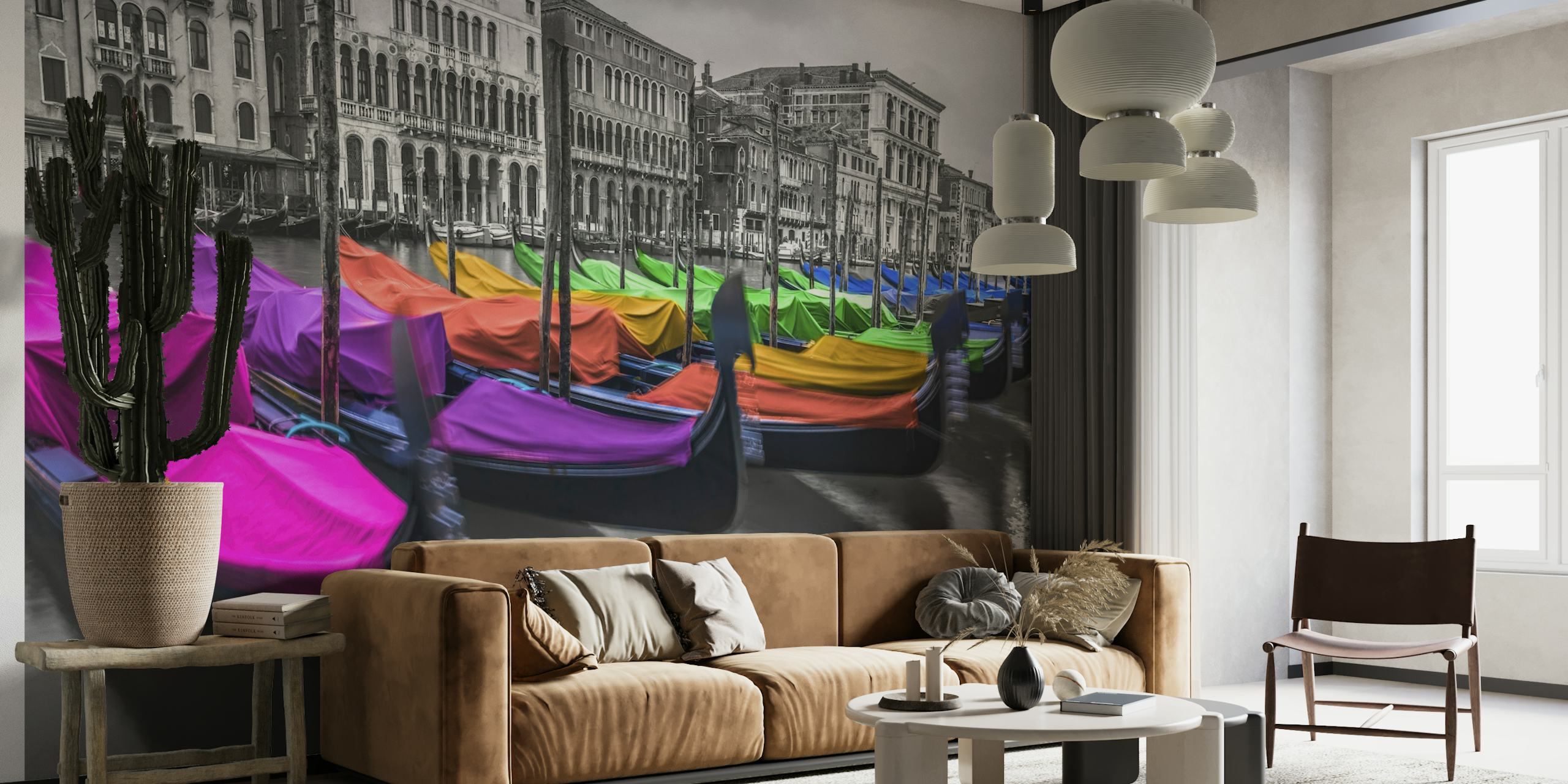 Multicolored Venice tapety