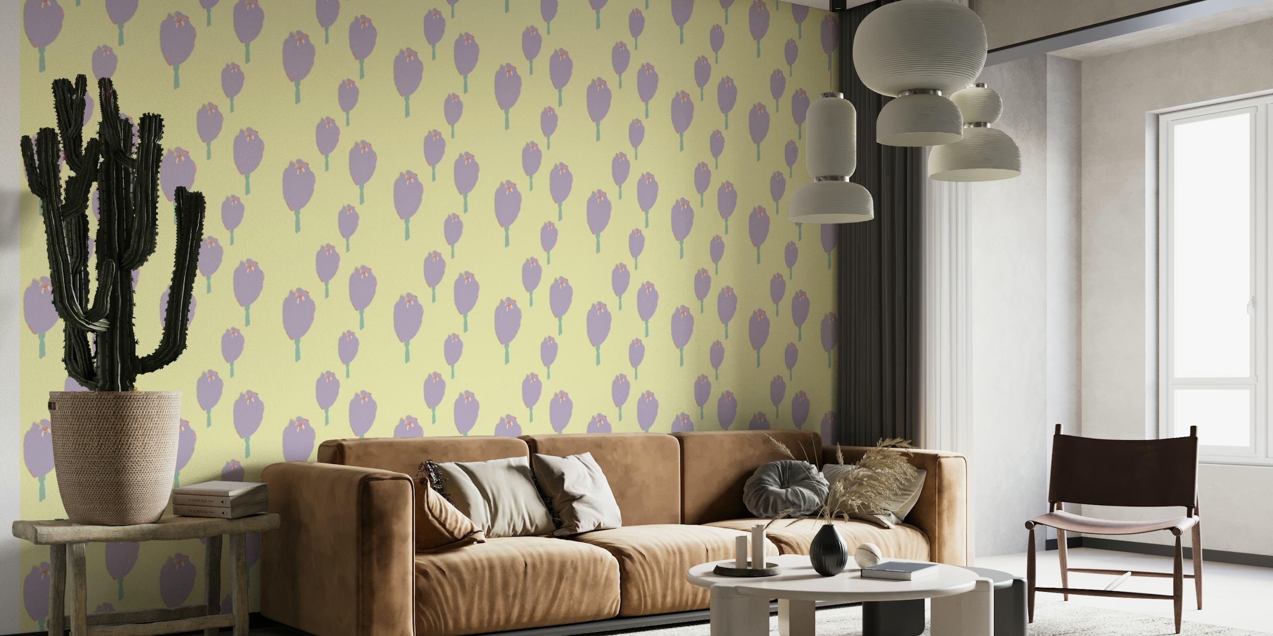 Tulip purple wallpaper