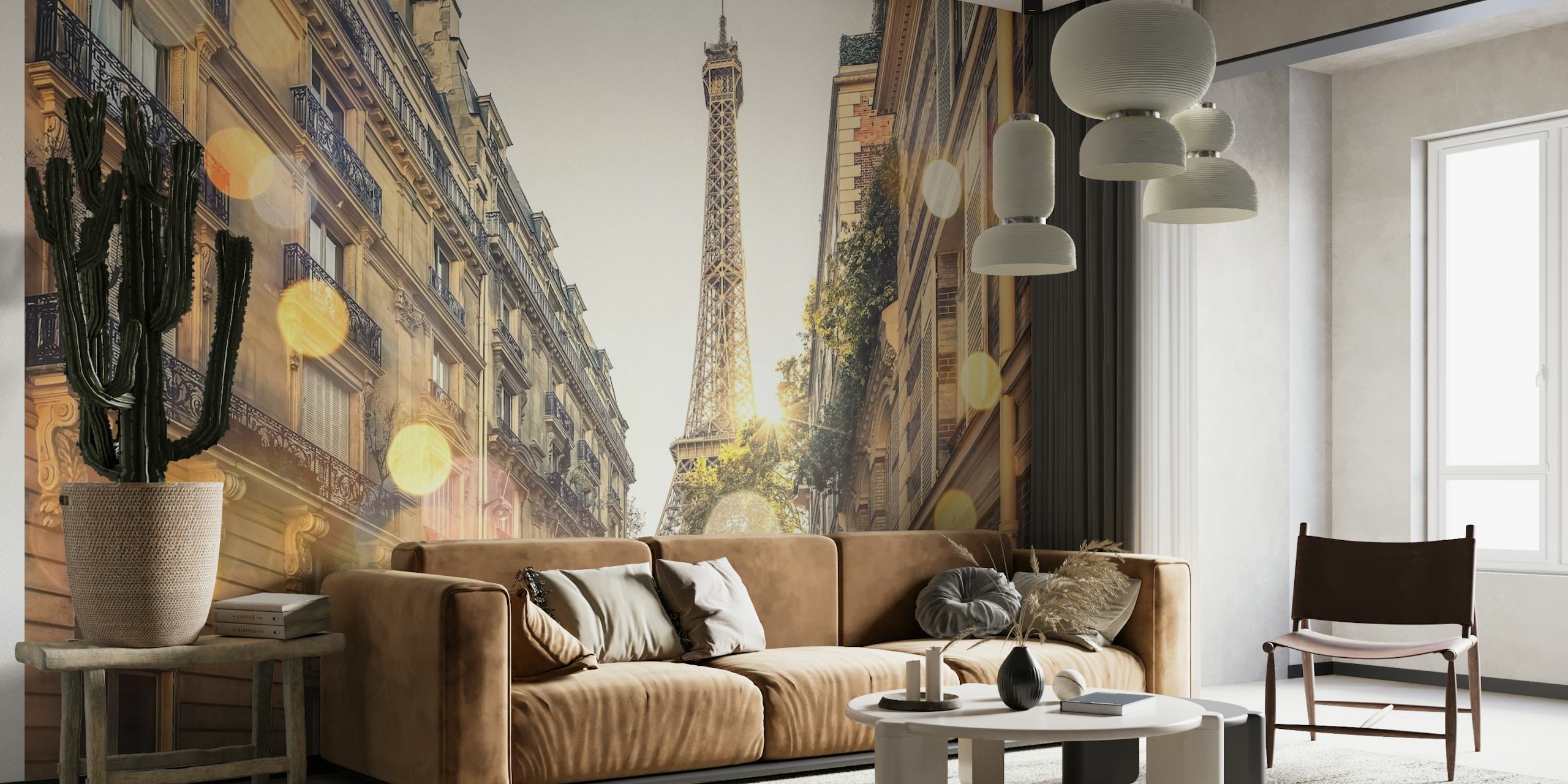 Sunlight In Paris Street papel de parede