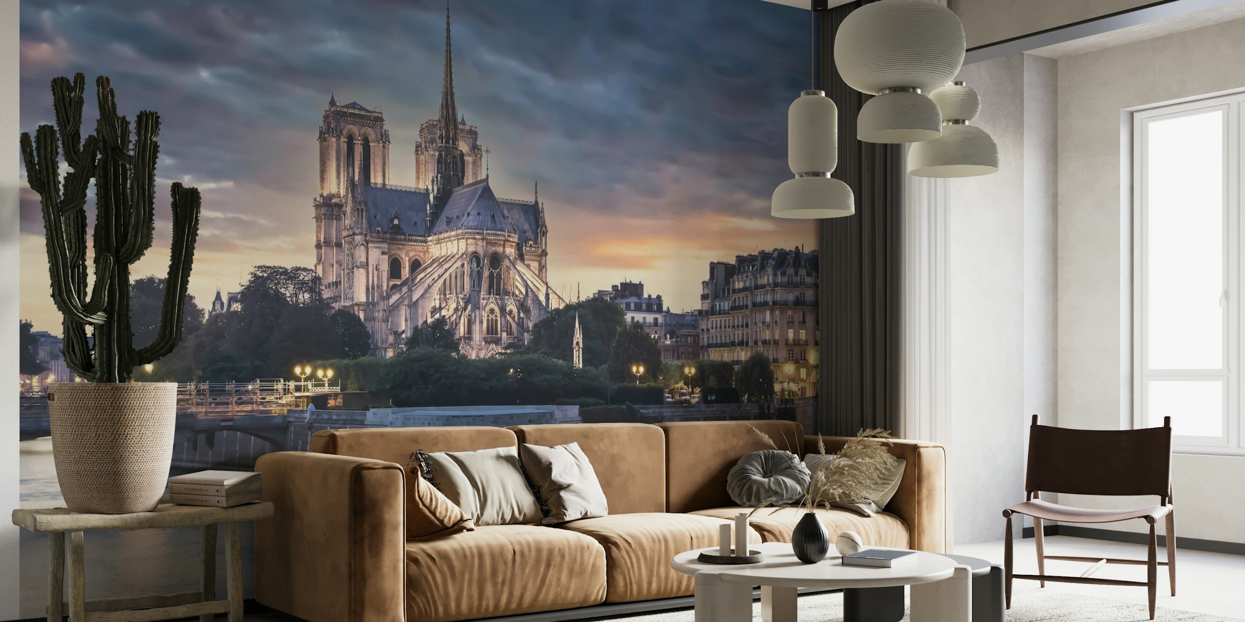 Cathedral Of Paris tapet