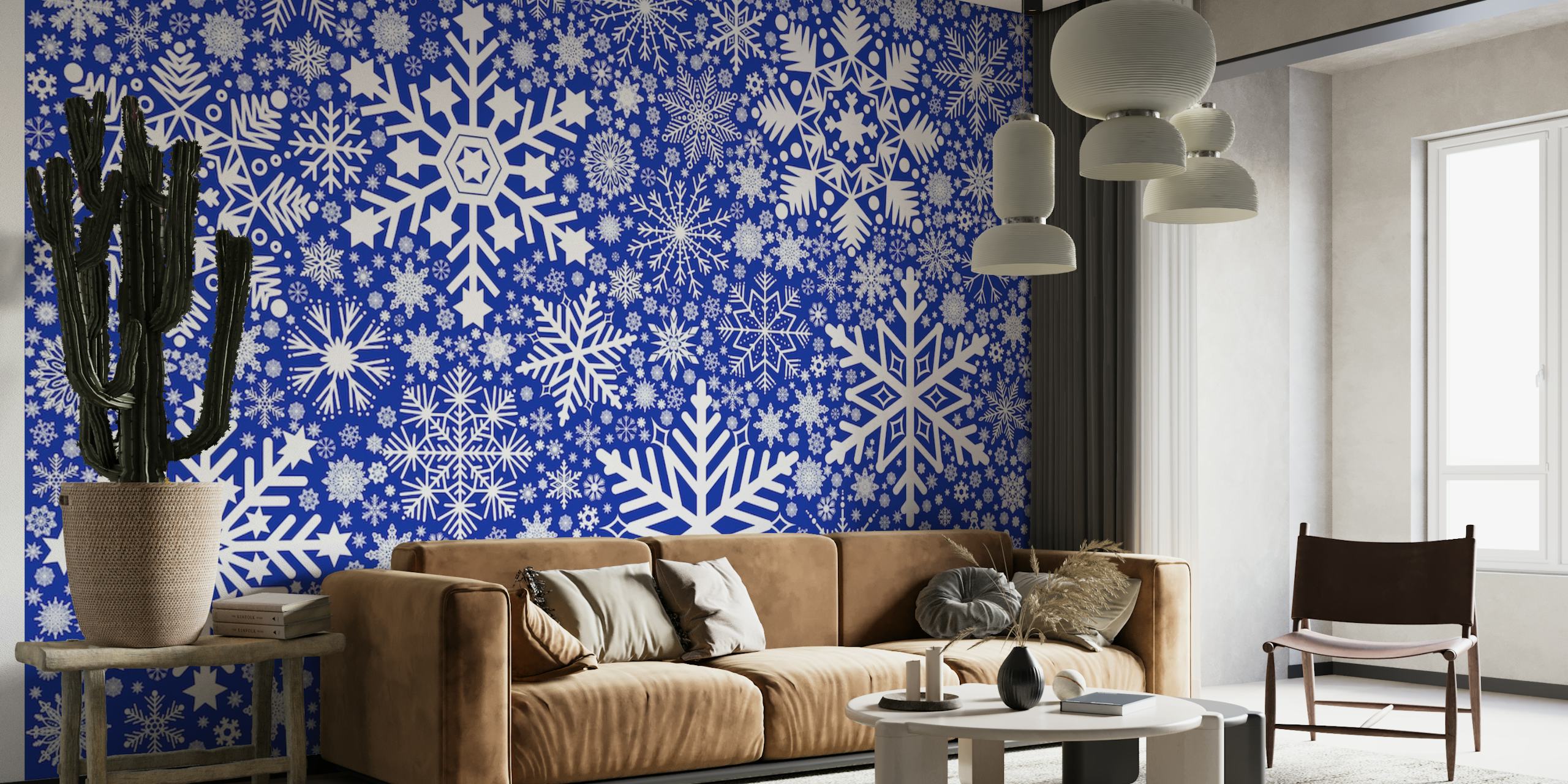 Snowflakes Background 6 behang
