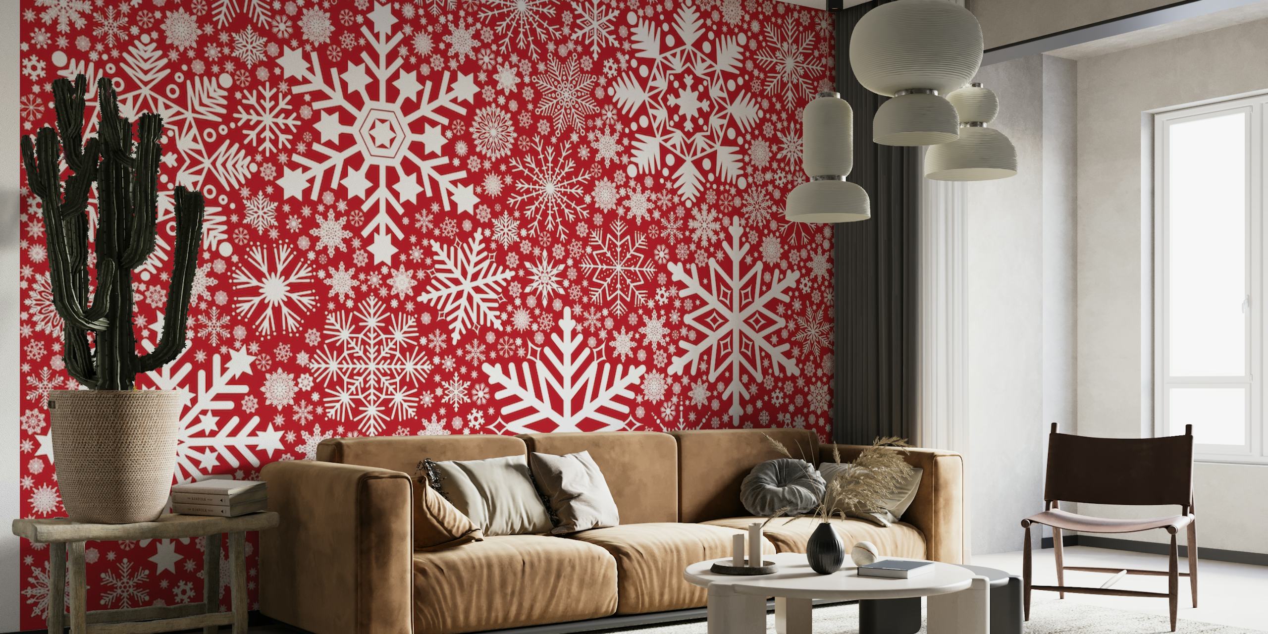 Snowflakes Background 7 behang
