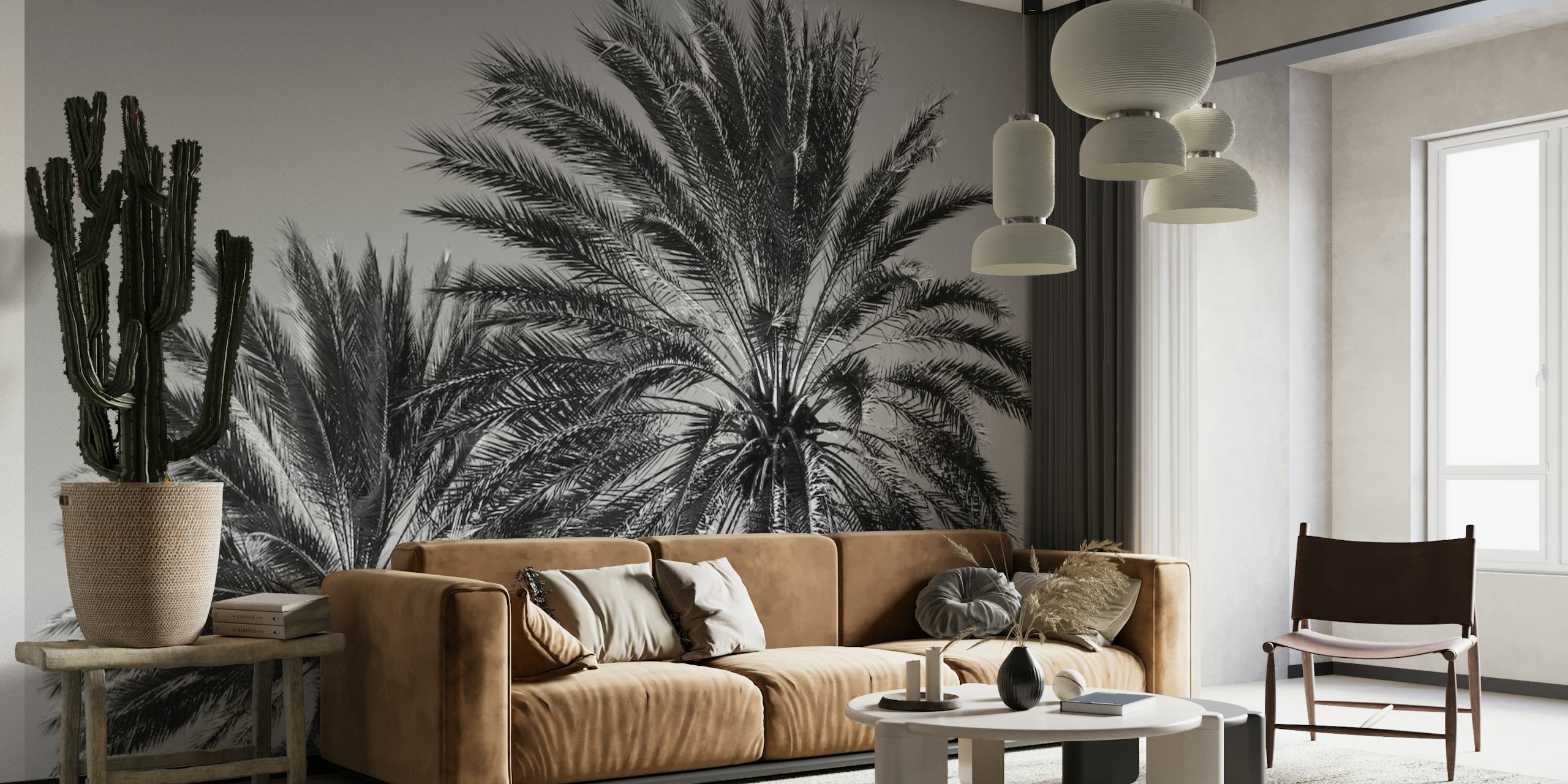 Caribbean Palm Trees Beach 7 papel de parede