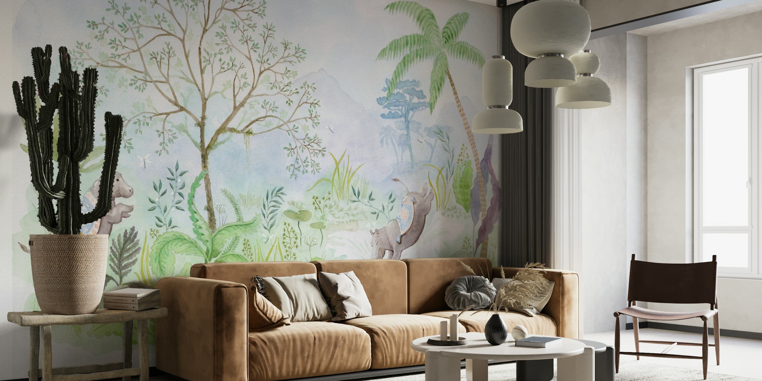 Jungle Hippo wallpaper