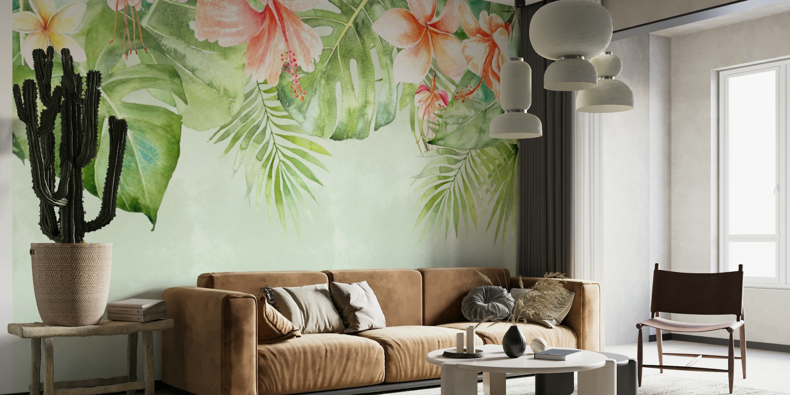 Summer Day In Exotic Paradise papel de parede