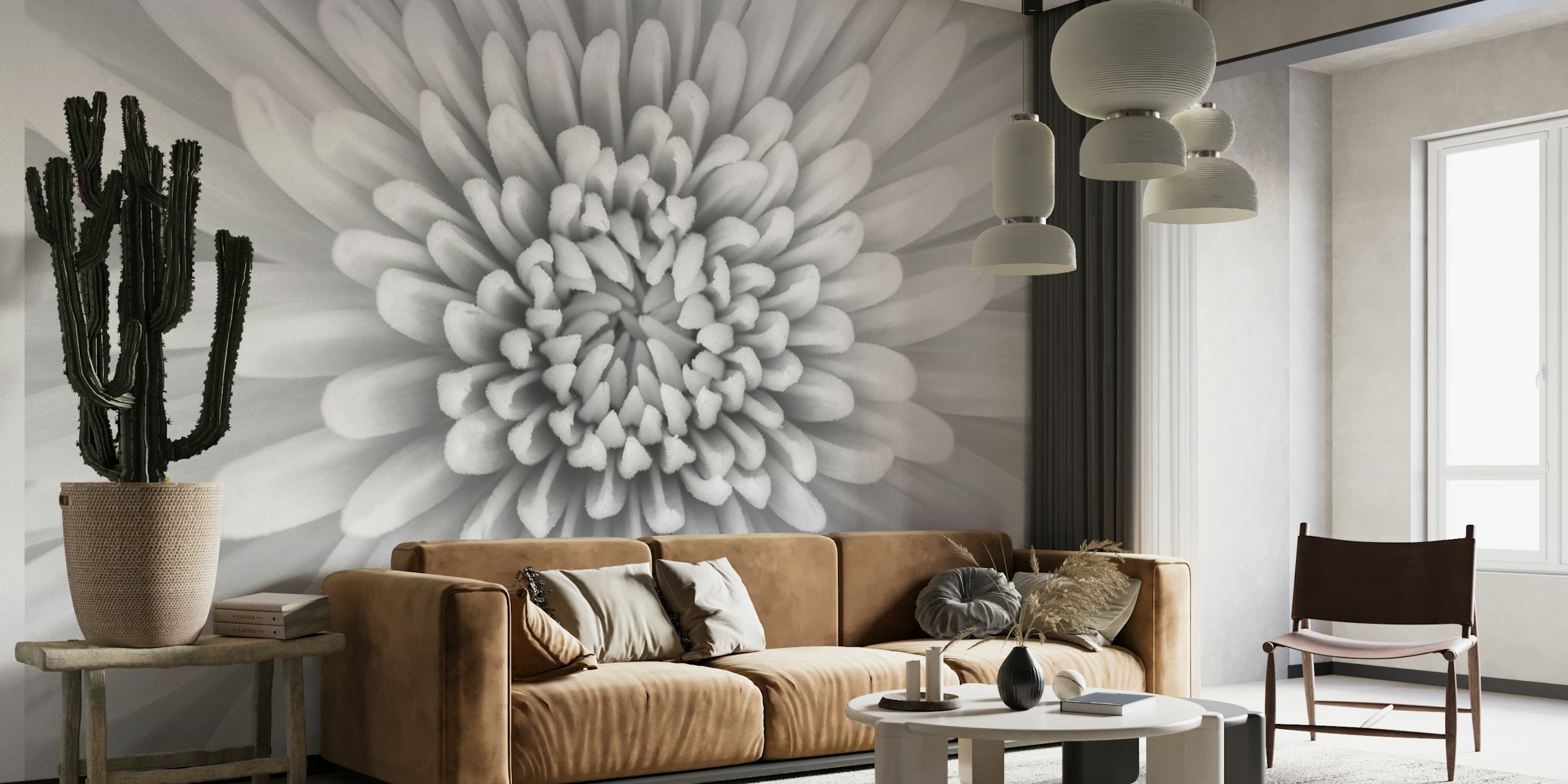 Splendor of Chrysanthemums behang