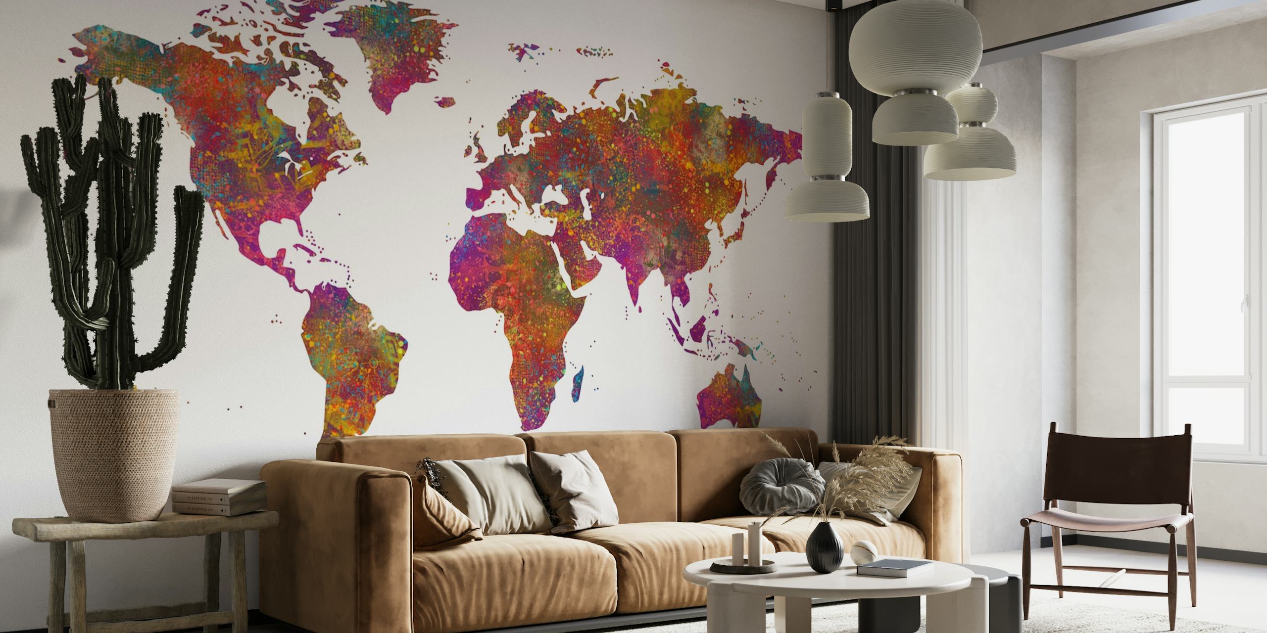 World Map 1 papel de parede