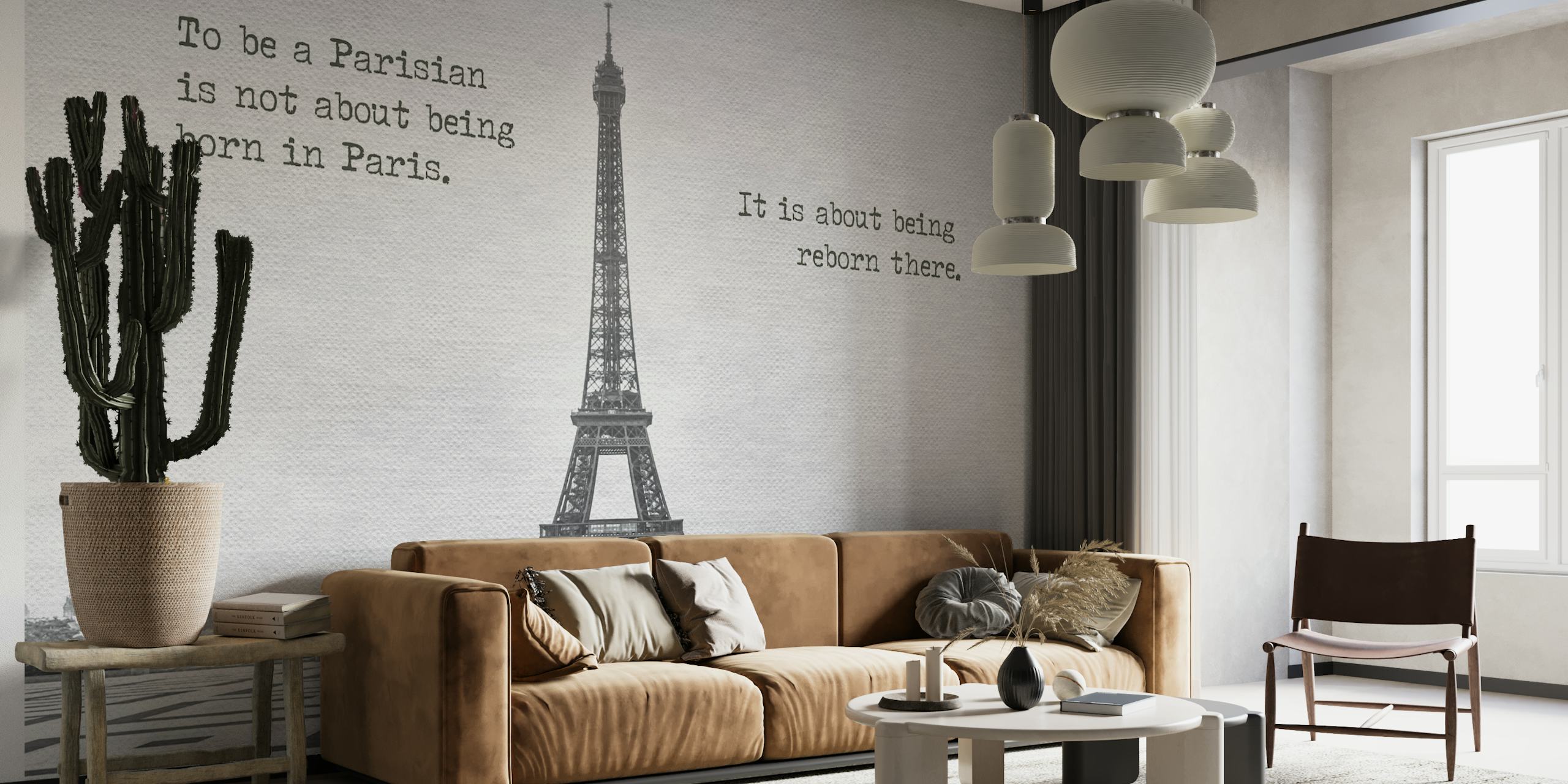 Reborn in Paris behang