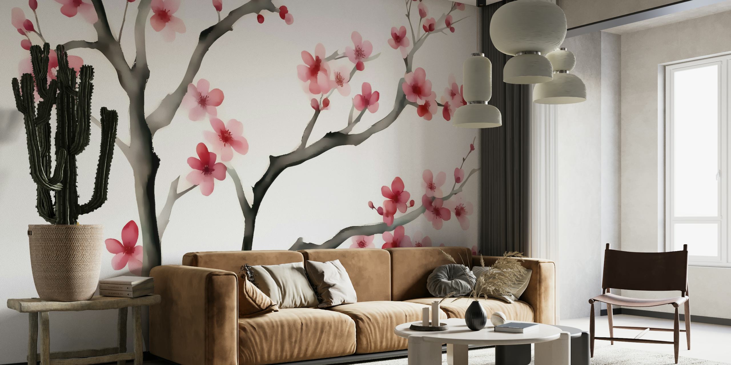 Japanese Sakura Tree Blossom Branches papiers peint