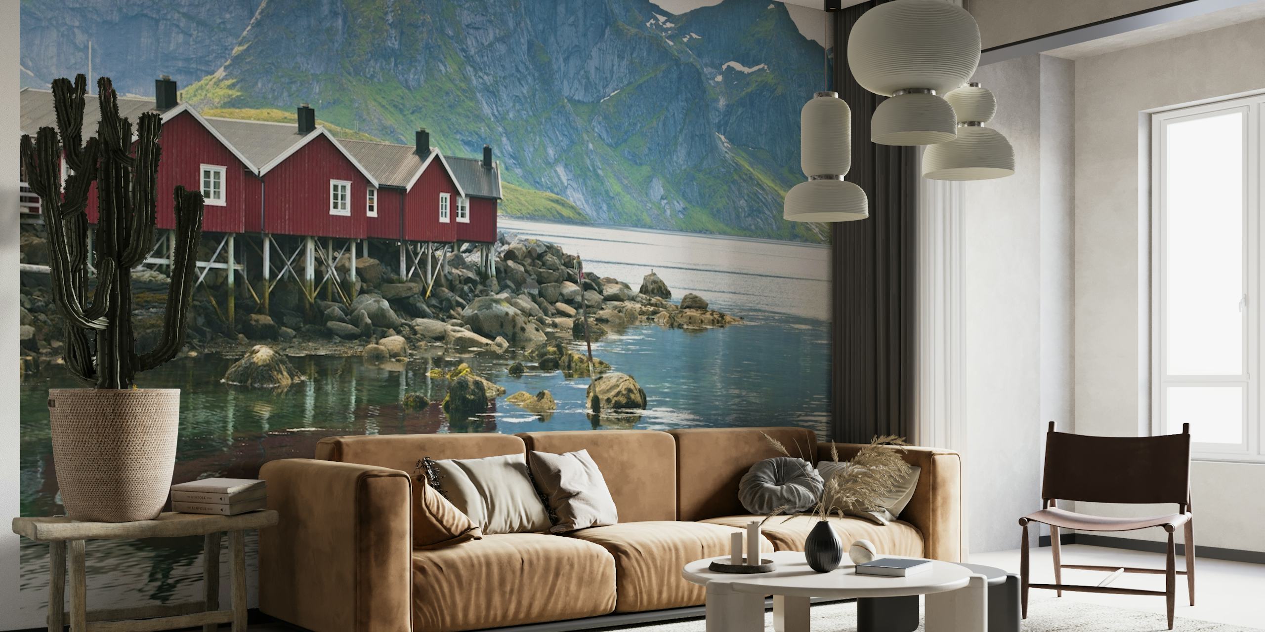 Picturesque Lofoten behang