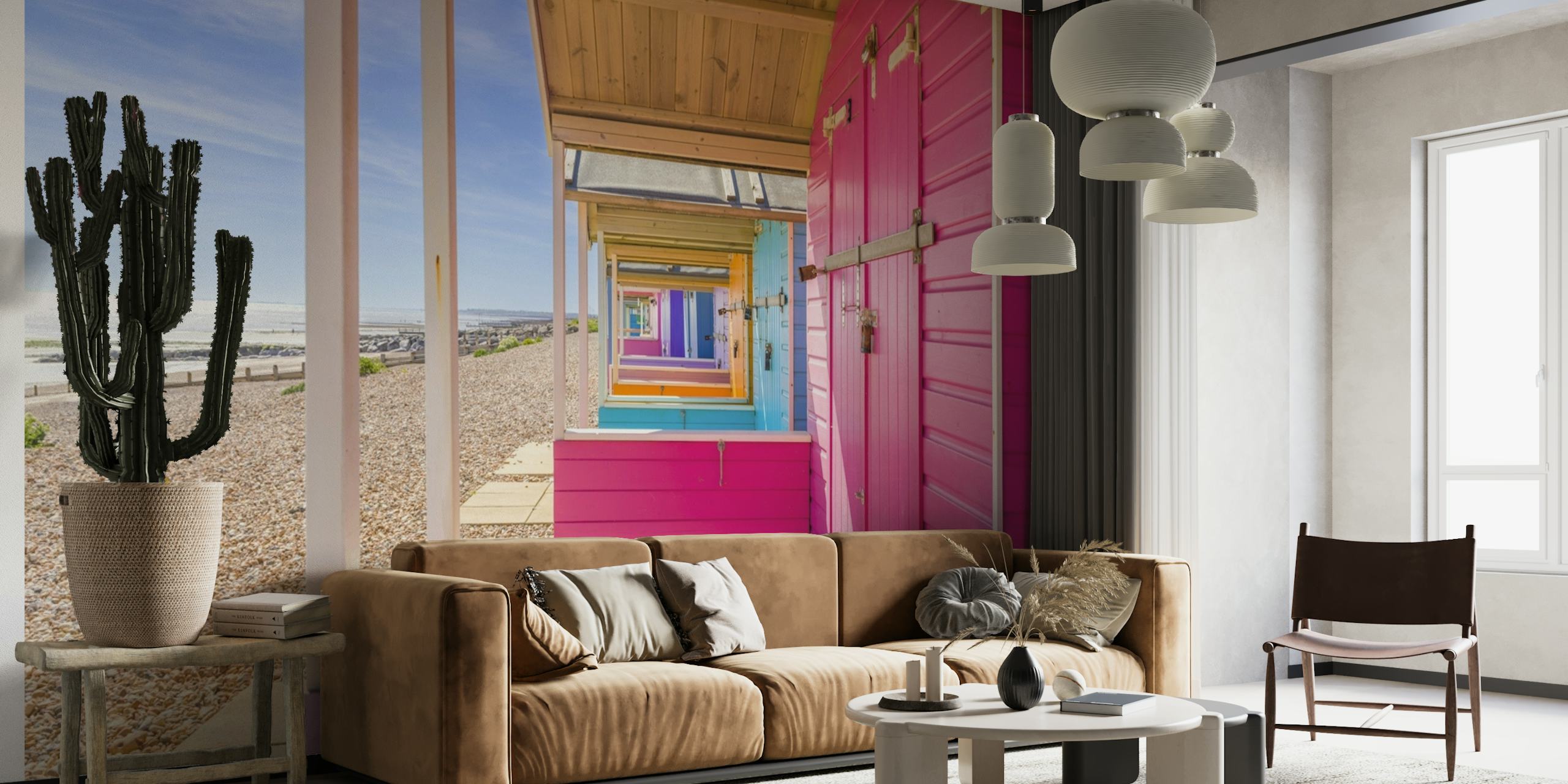 Colorful Coastal Retreats wallpaper