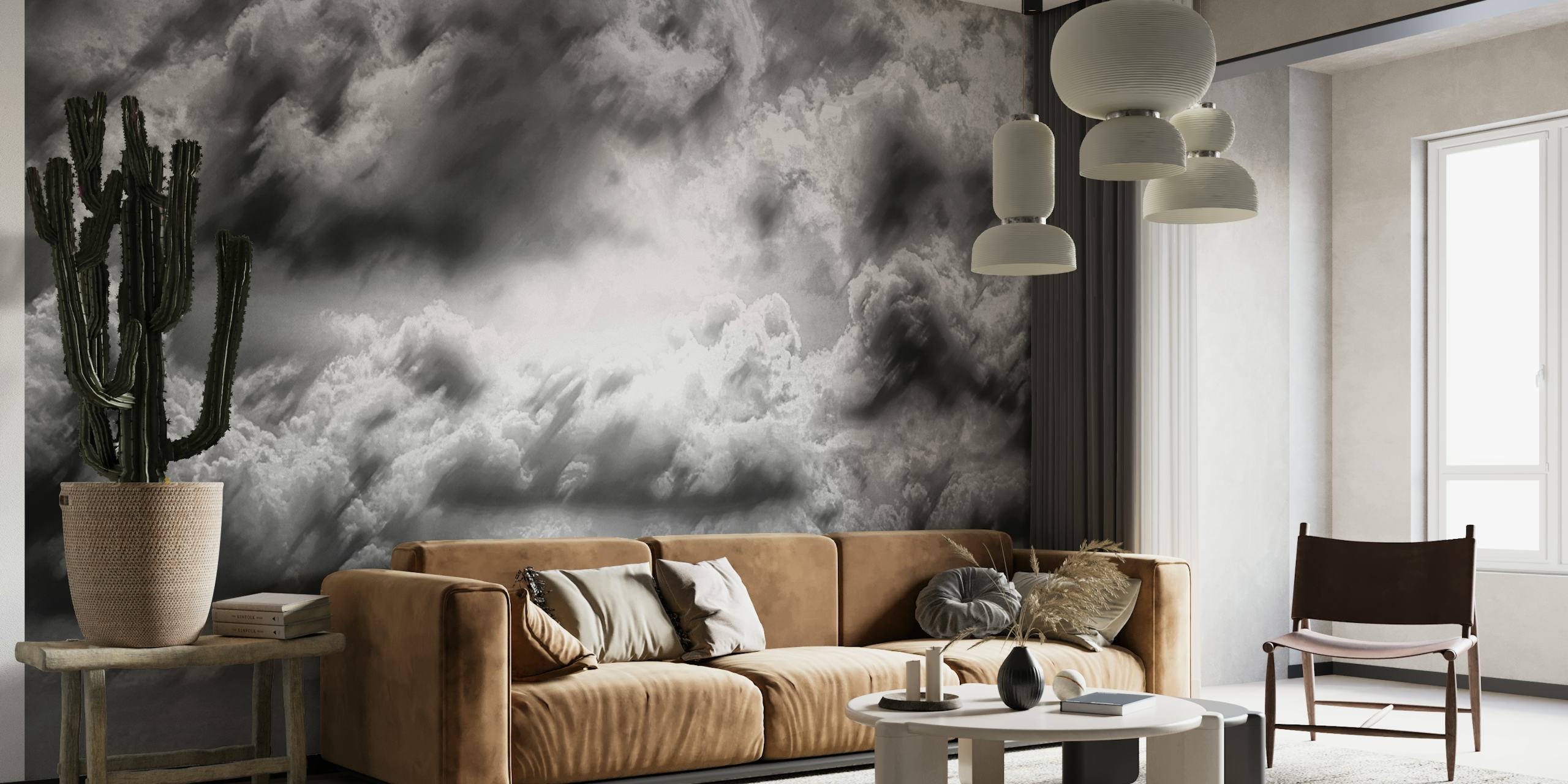 Grey Clouds papiers peint