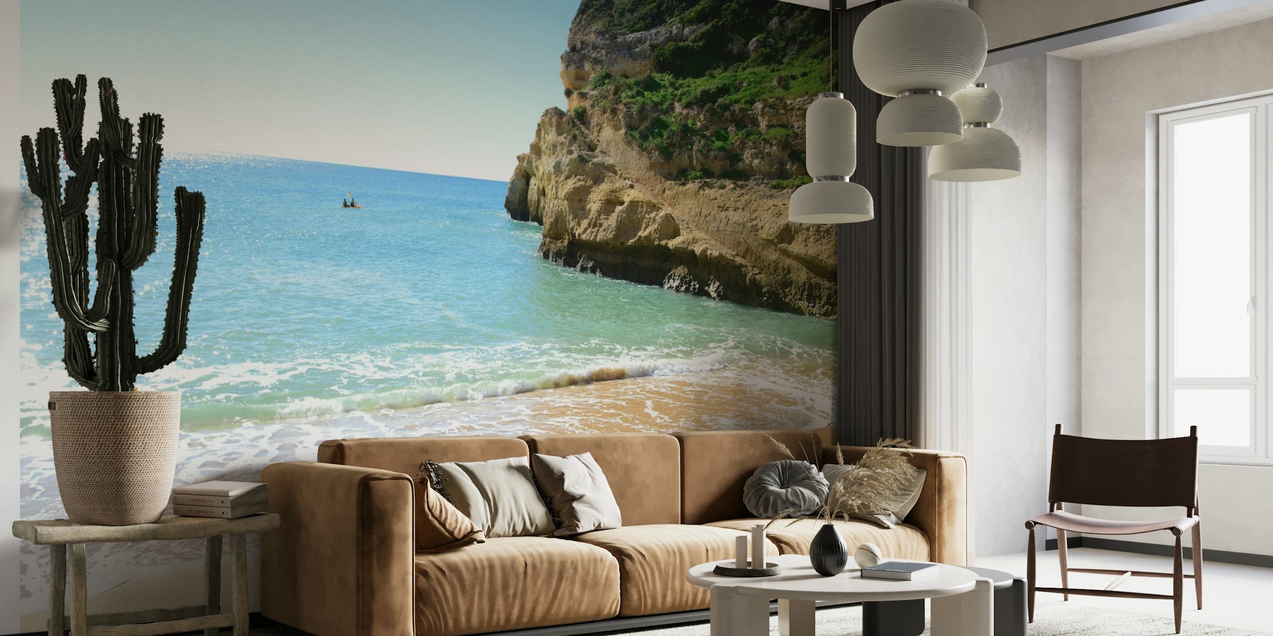 Benagil Beach Ocean Dream 1 behang