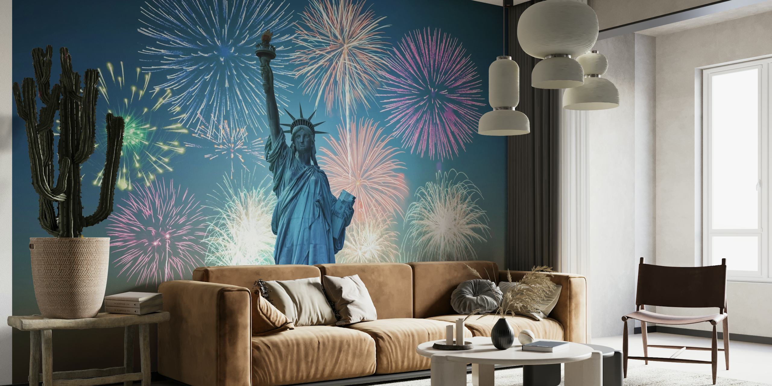 Liberty Fireworks behang