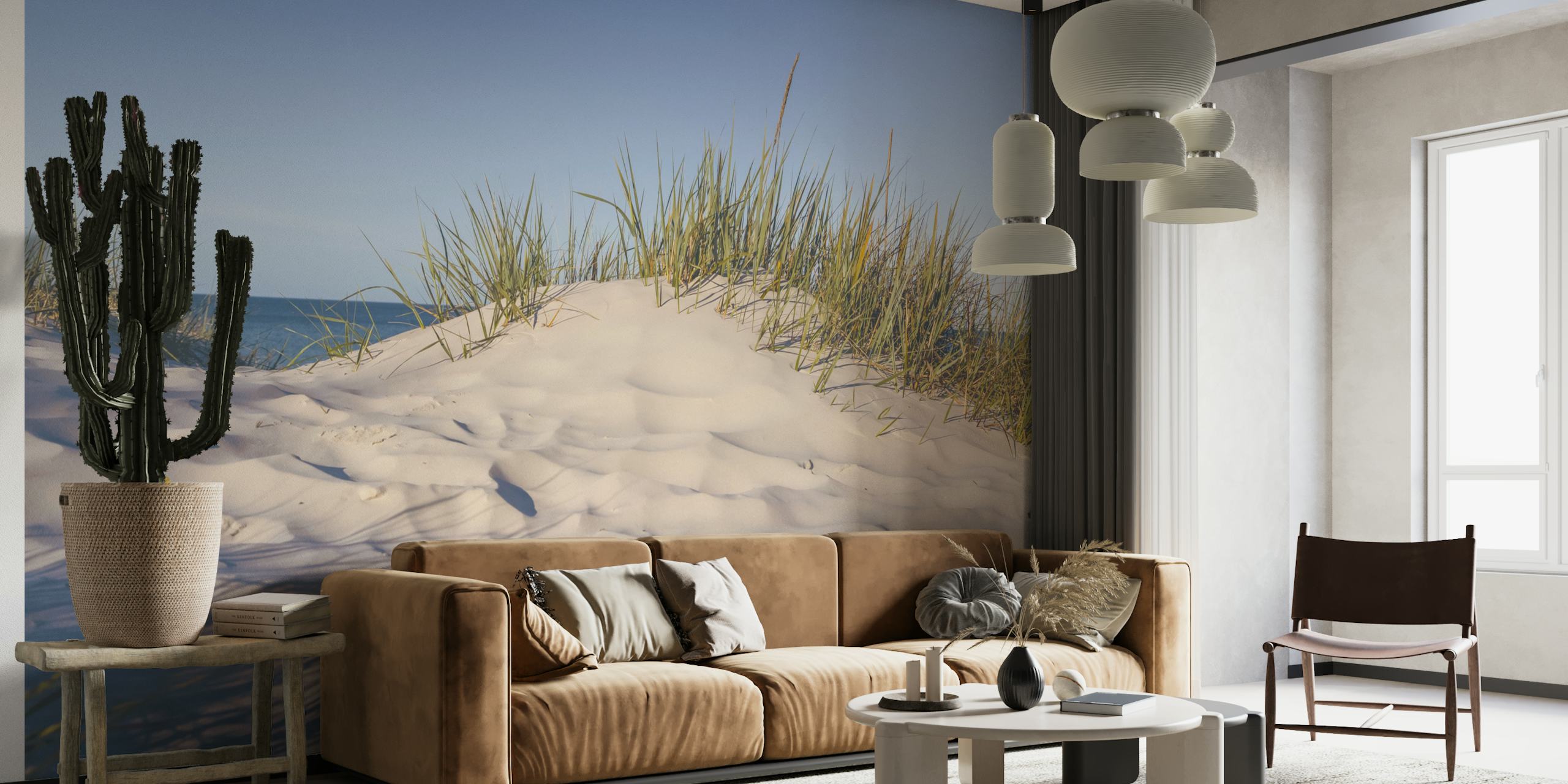 Bornholm Island Sea View wallpaper in a room