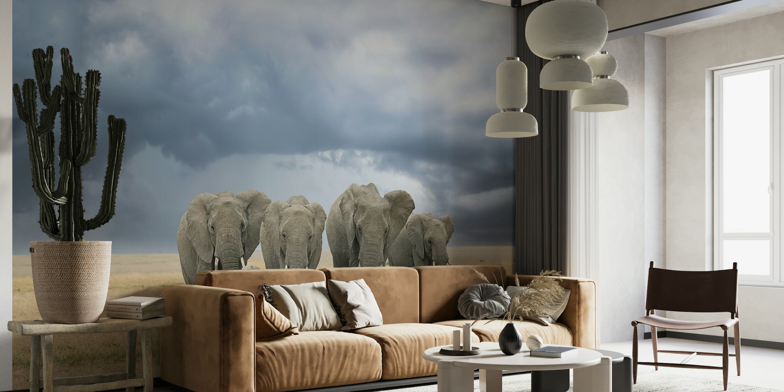 Elephant Walk wallpaper