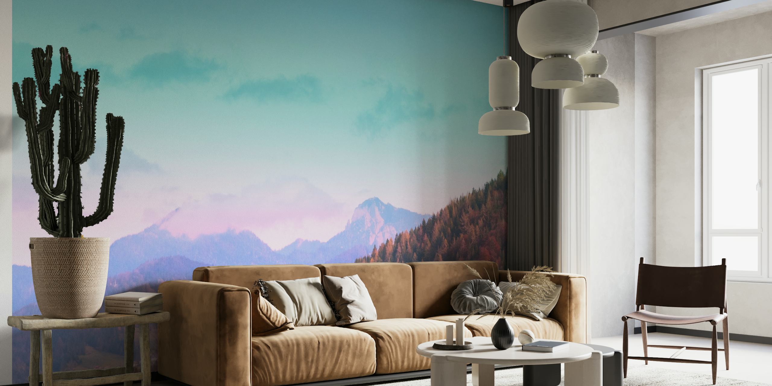 Dreamy Mountain Landscape 1 wallpaper