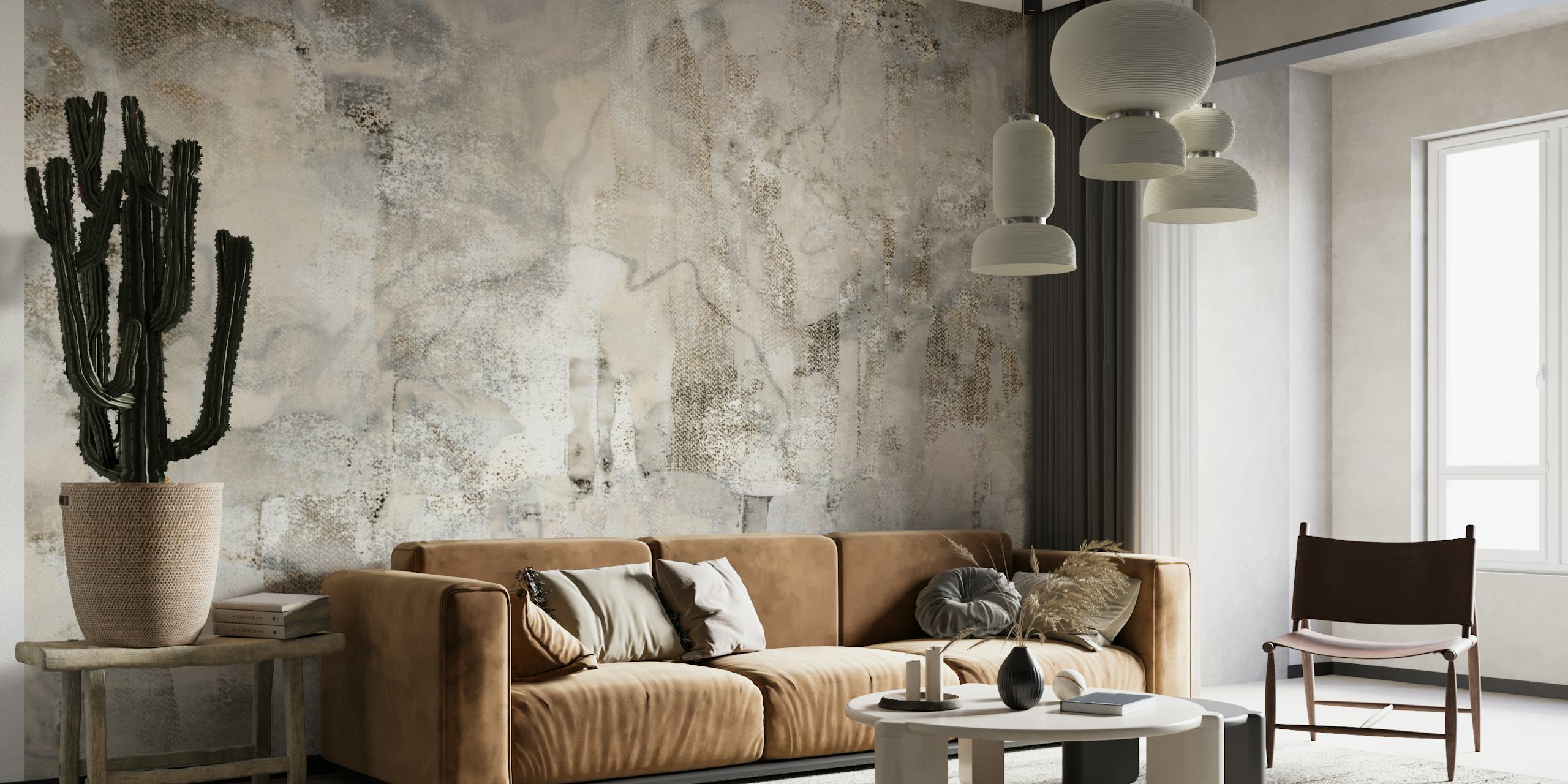 Decorazione murale Metallic Marble Fantasy in una stanza