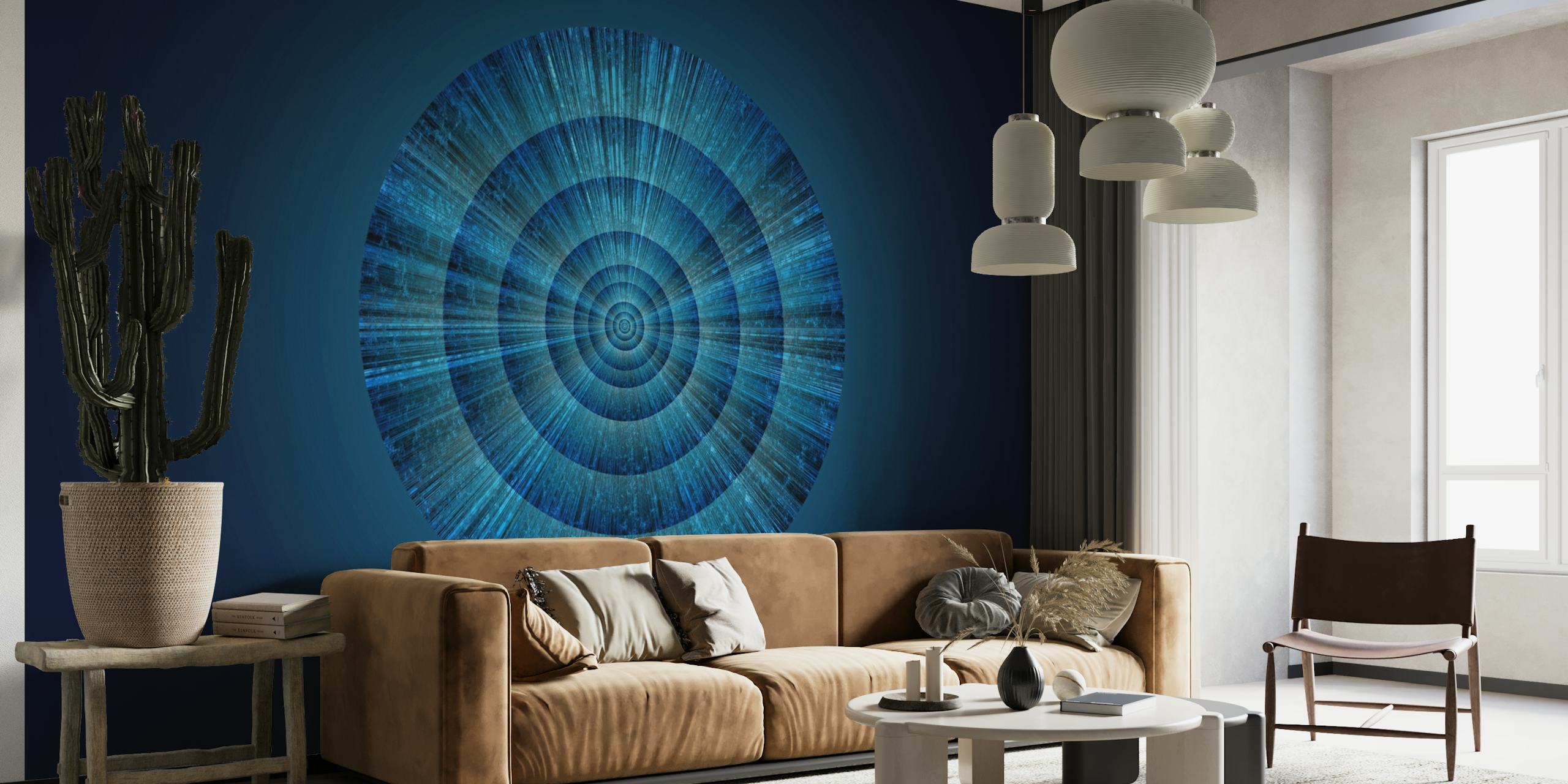 Blue Alien Iris wallpaper