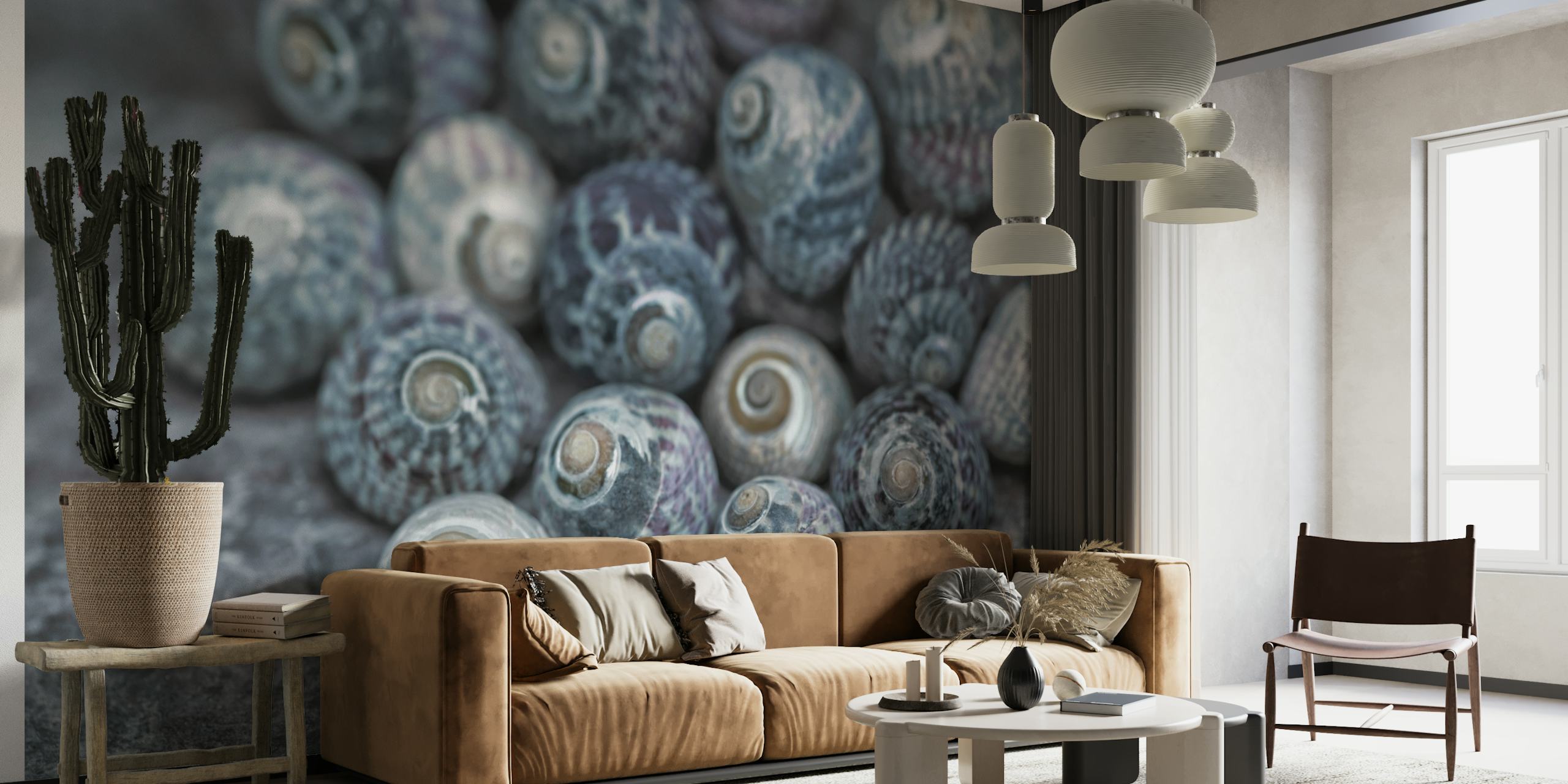 Blue Snail Shells wallpaper