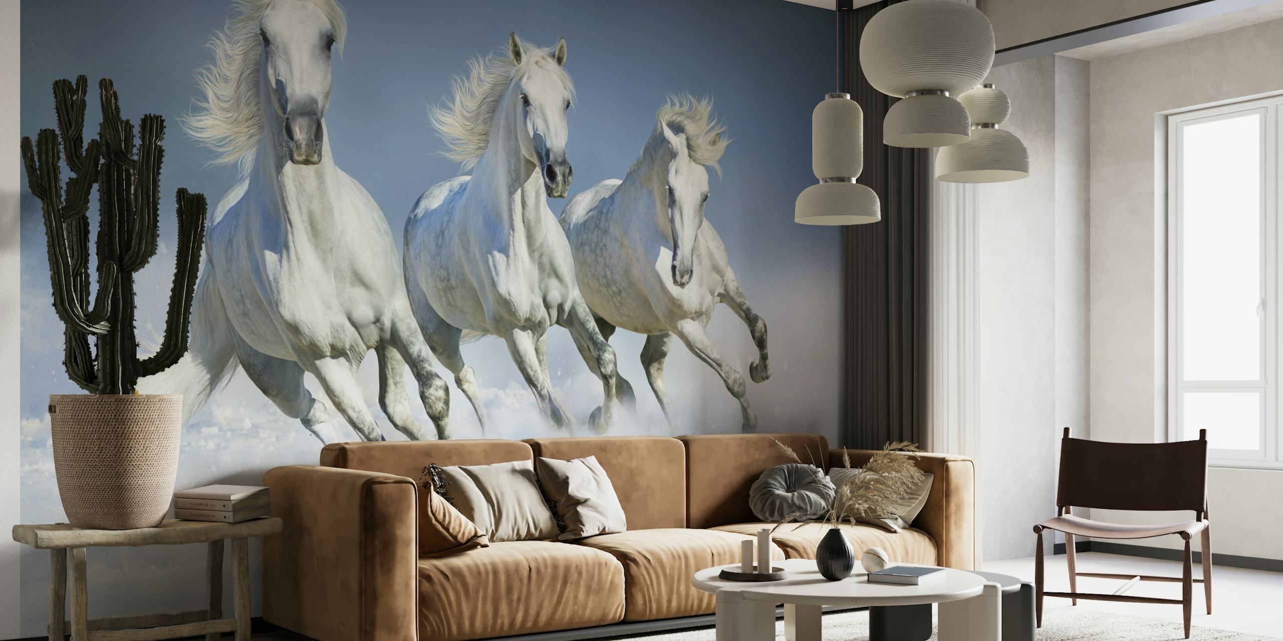 Horses winter wallpaper