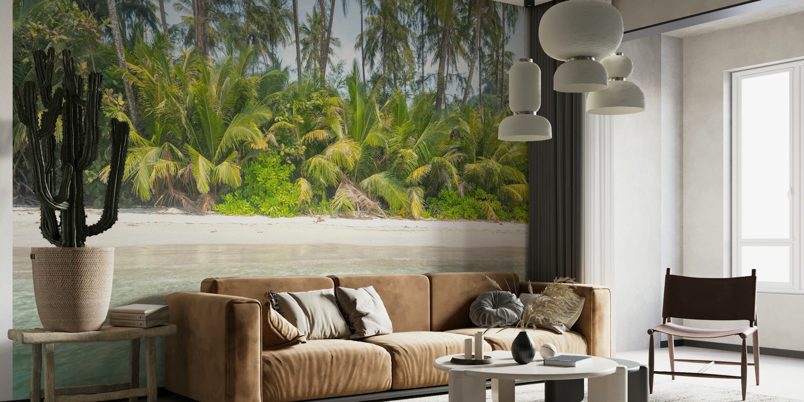 Σχέδιο ταπετσαρίας Tropical Beach Serenity