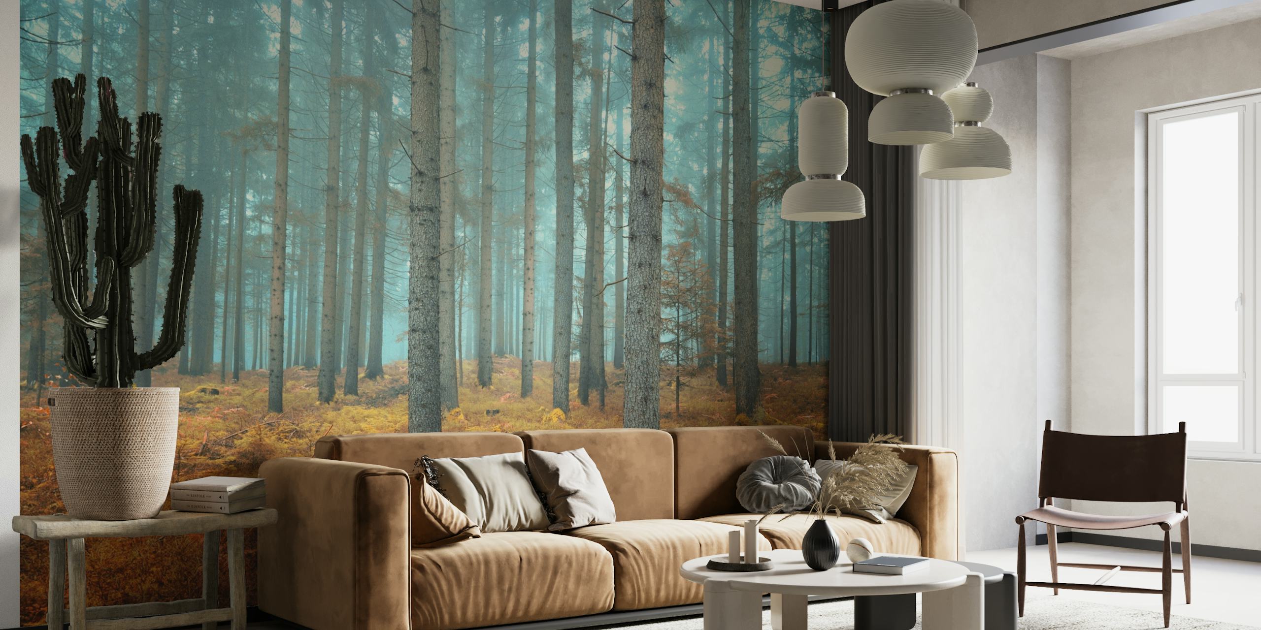 Dreamy forest papel pintado