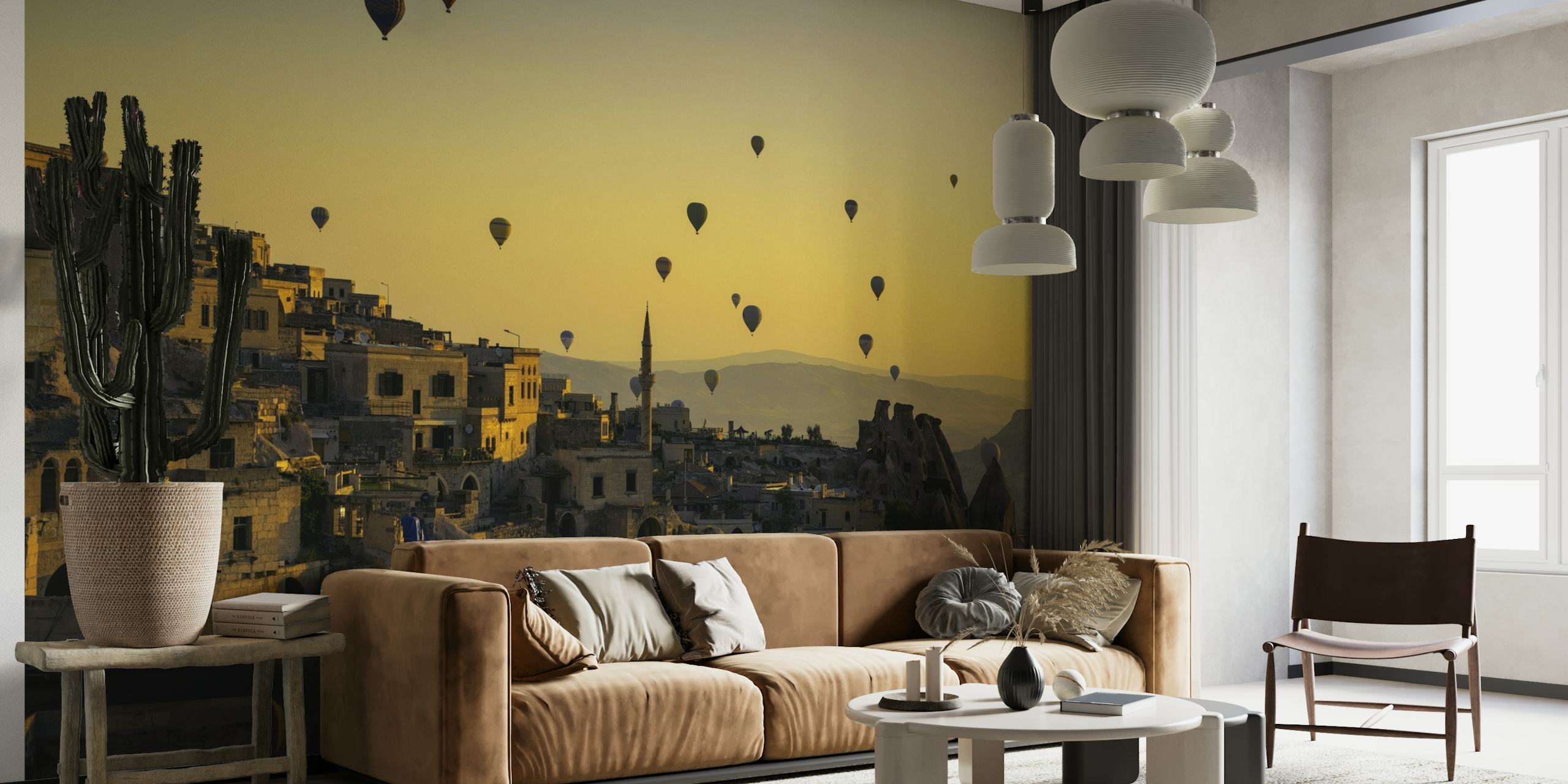 Sunrise over Cappadocia papiers peint