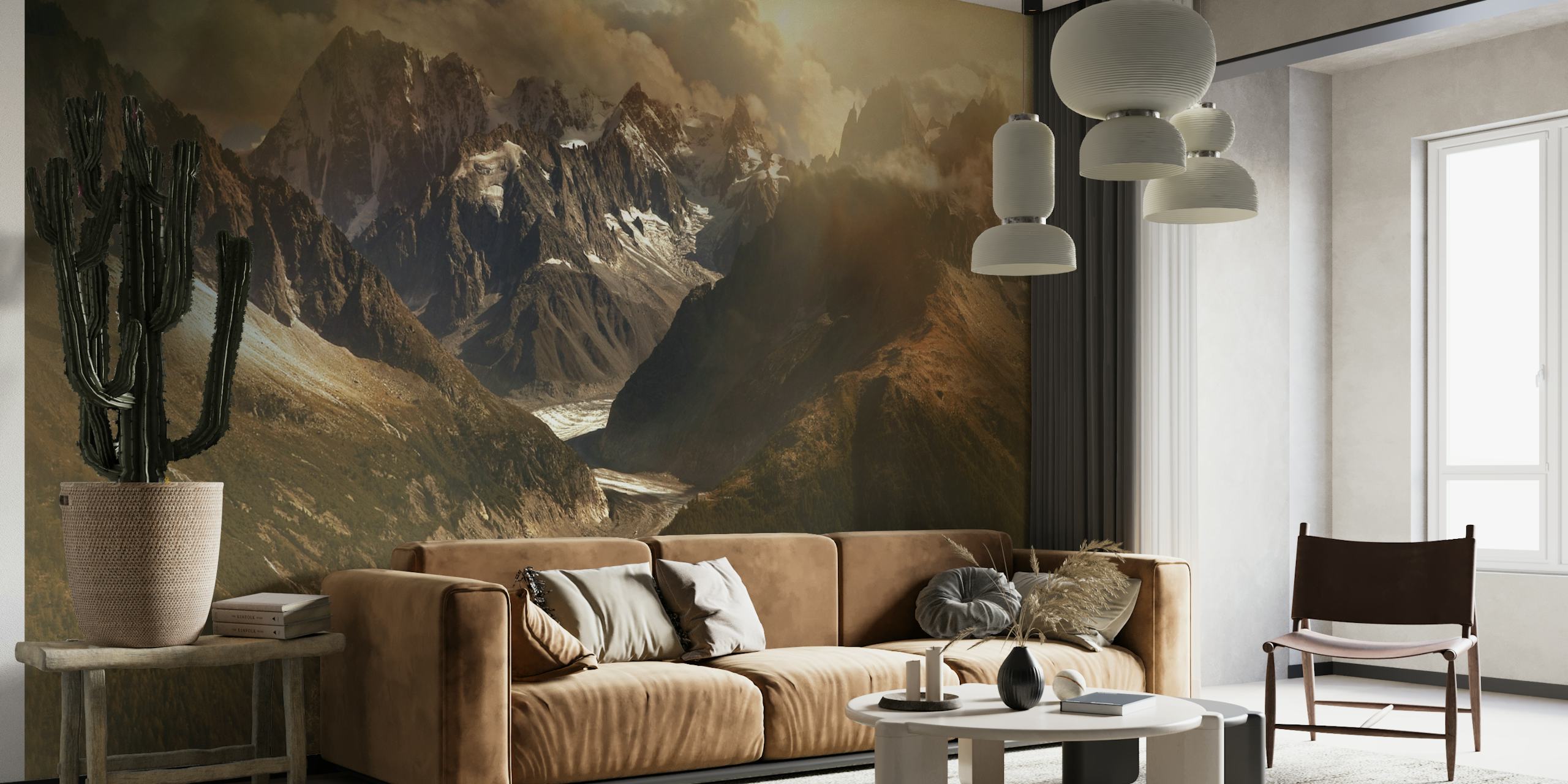 Mont Blanc Massiv papiers peint