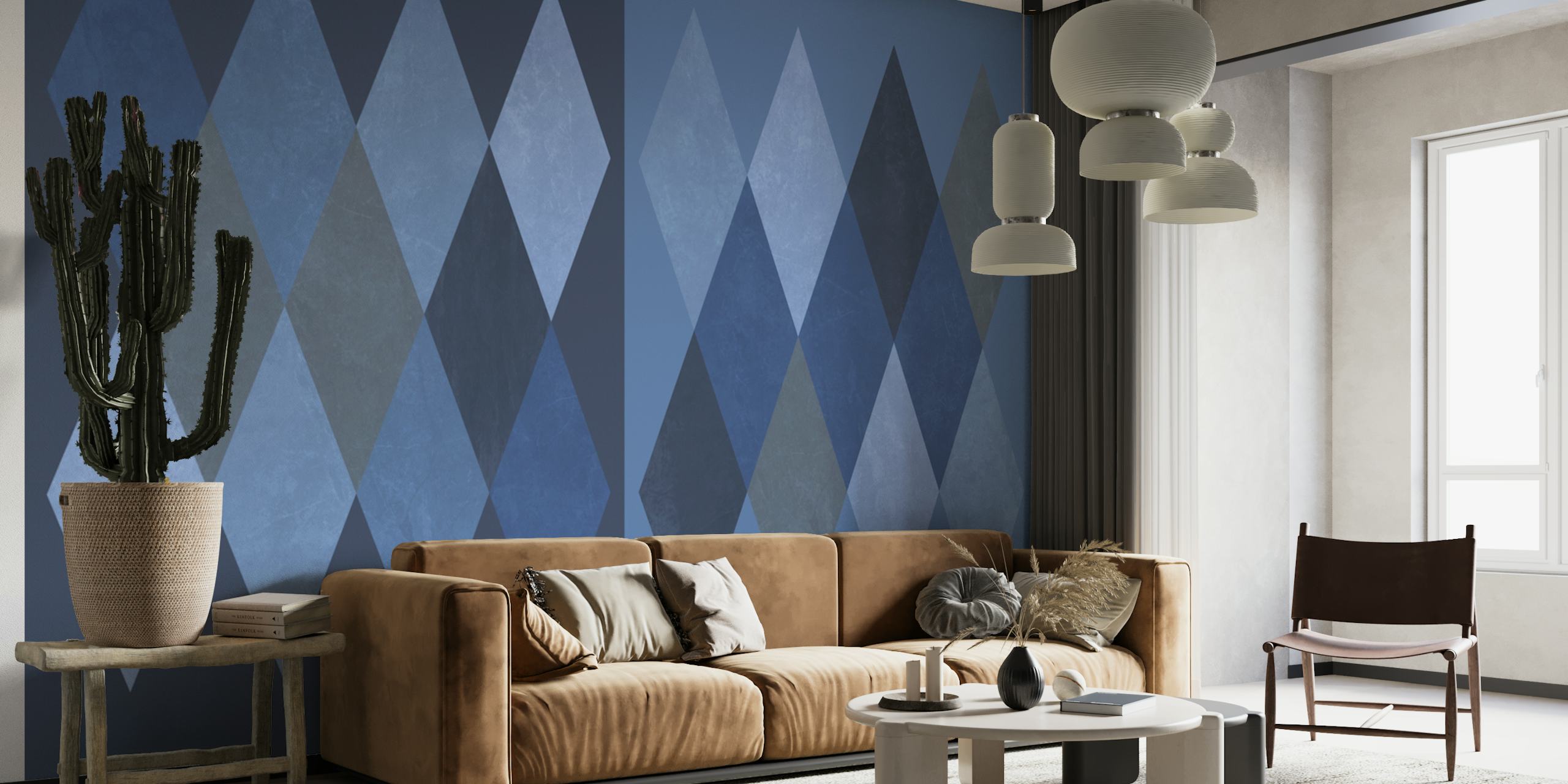 Cobalt Diamond Artistry behangontwerp