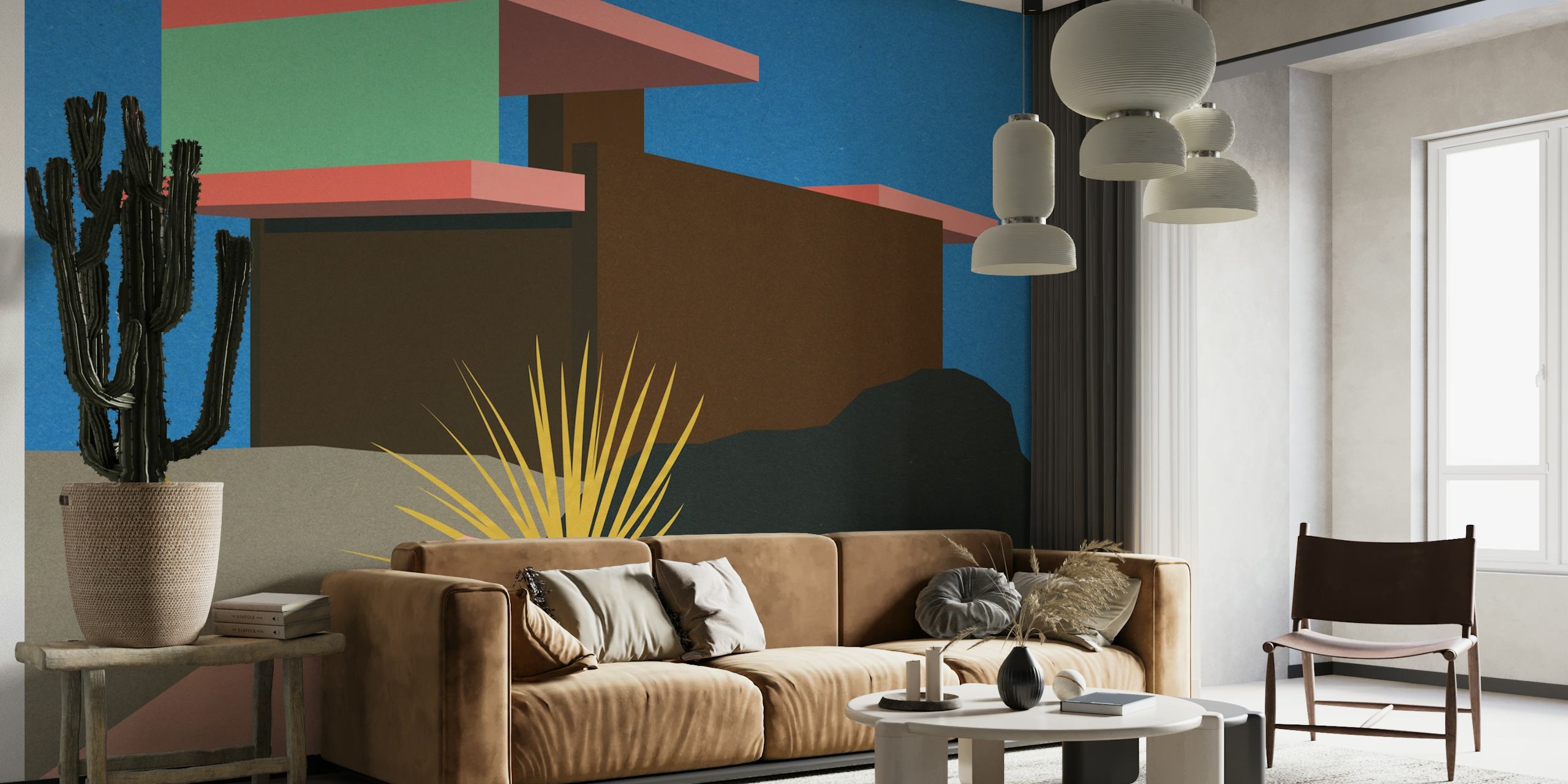 Kaufmann Desert House II wallpaper in a room